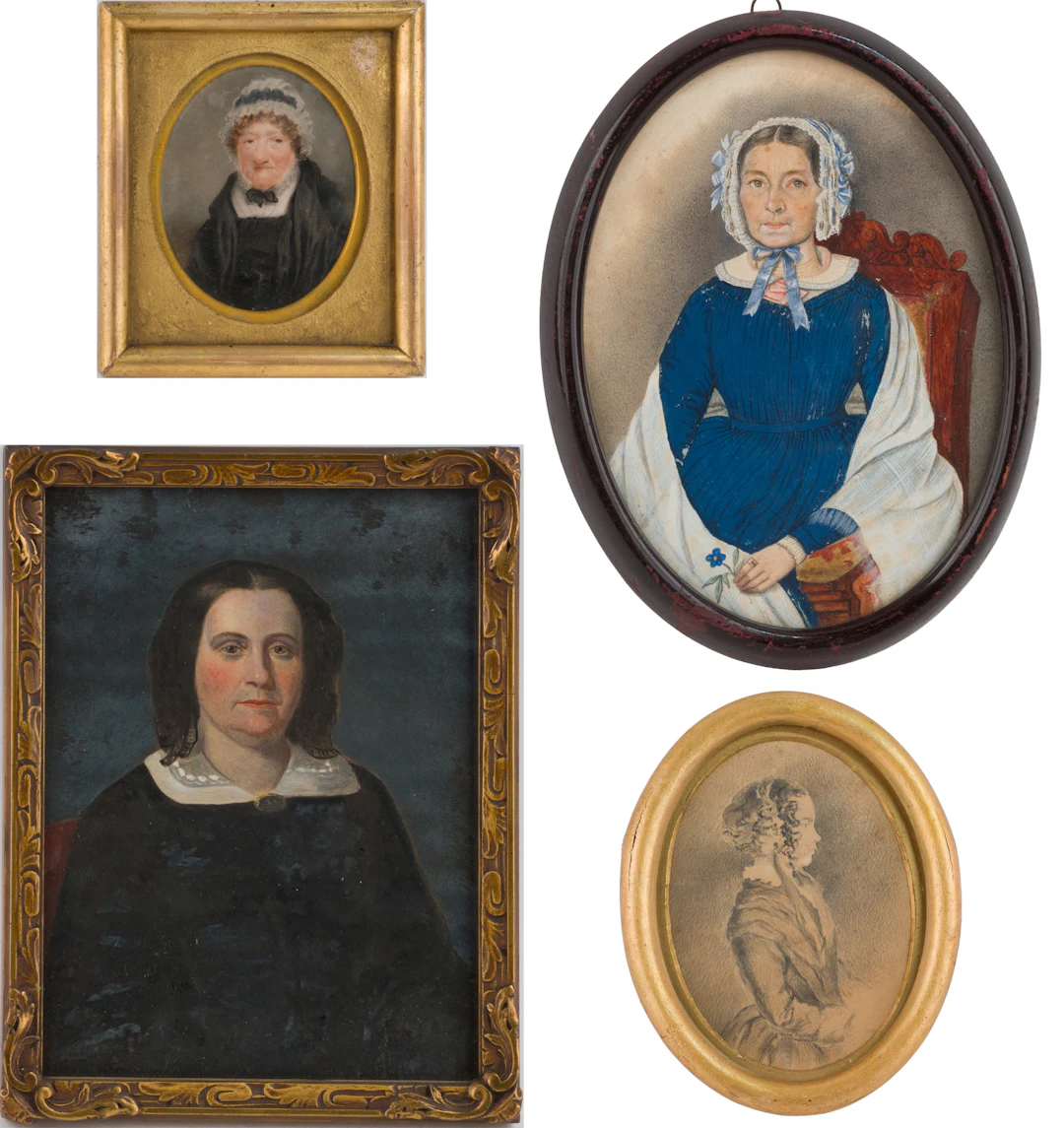 Four Portraits of Women, Mixed Medias