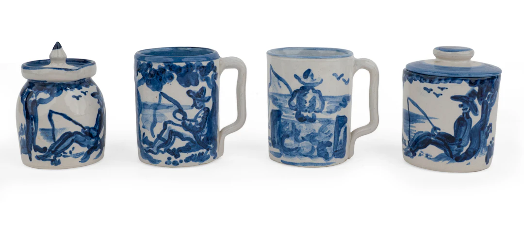M.A. Hadley Kentucky Pottery Mugs