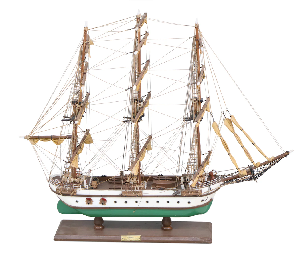 Model of the Clipper Ship "U.S.S. Independence"