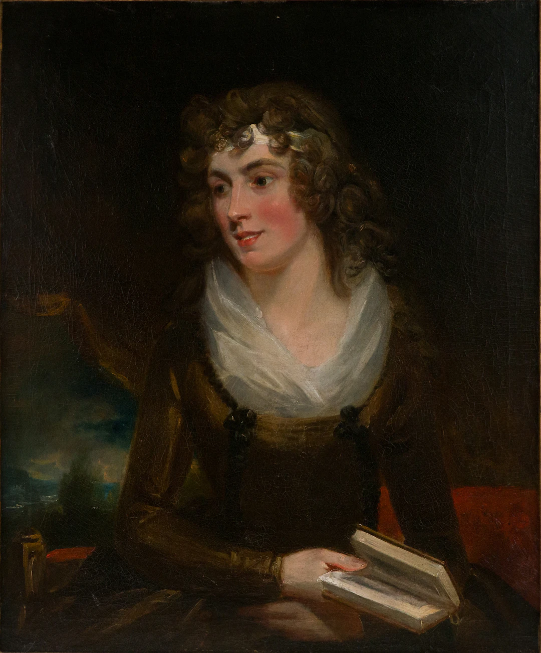 In the Manner of George Romney, British 1734-1802, Portrait of a Woman