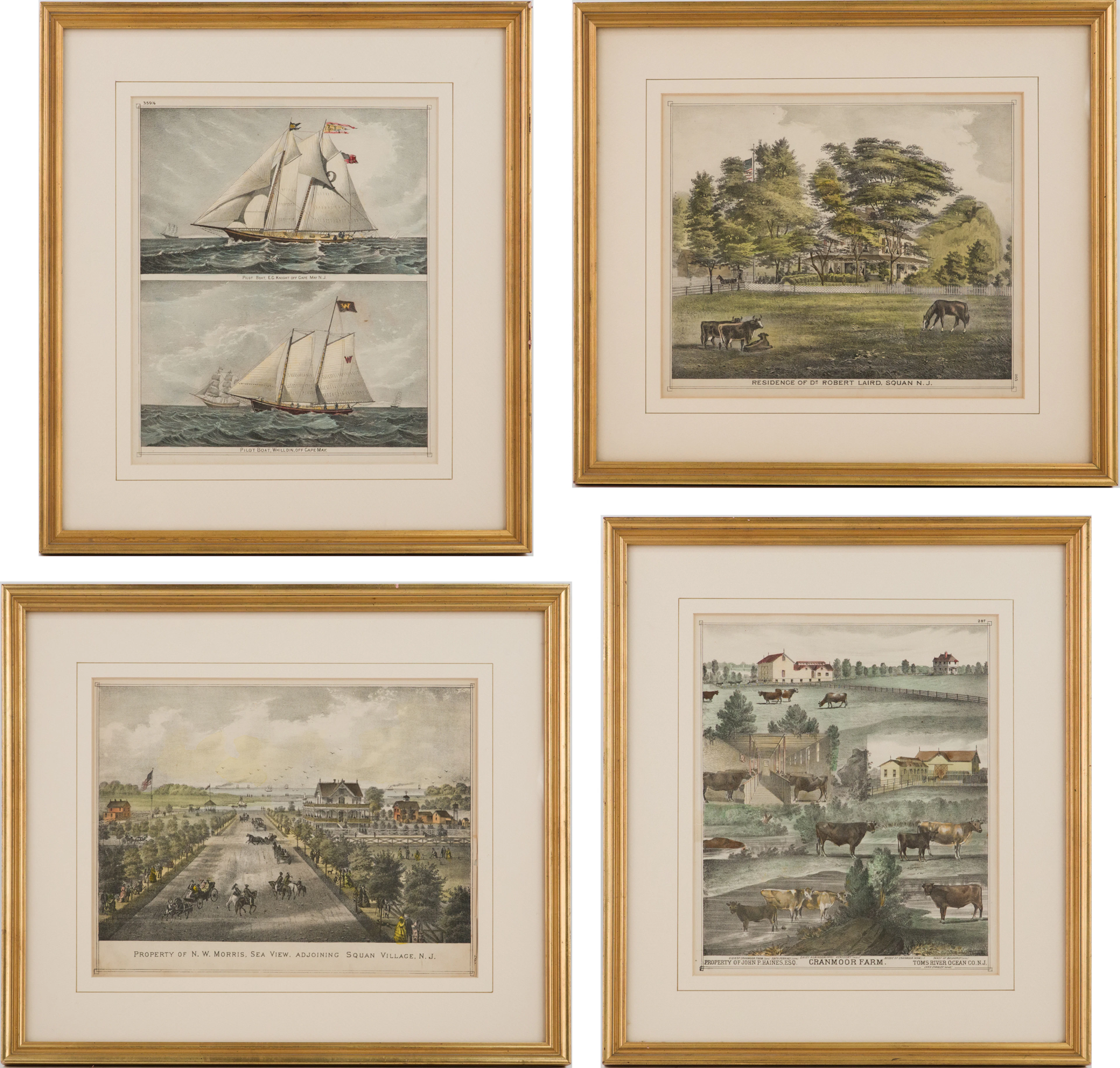 Four New Jersey, Lithographs