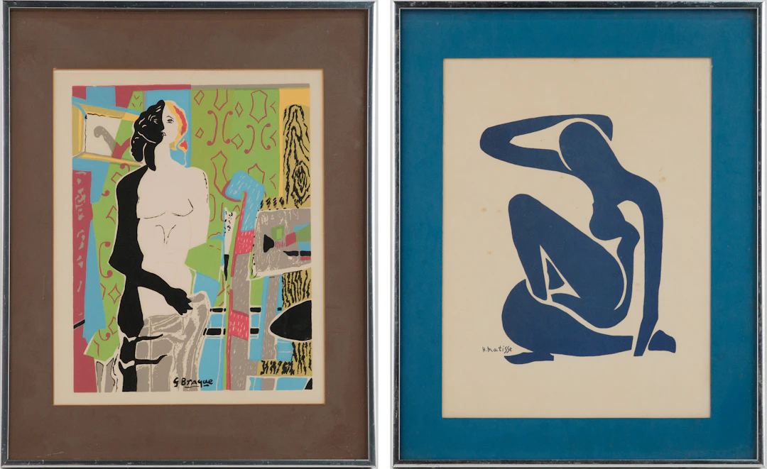 After Henri Matisse, French 1869-1954, Nu Bleu I, Print