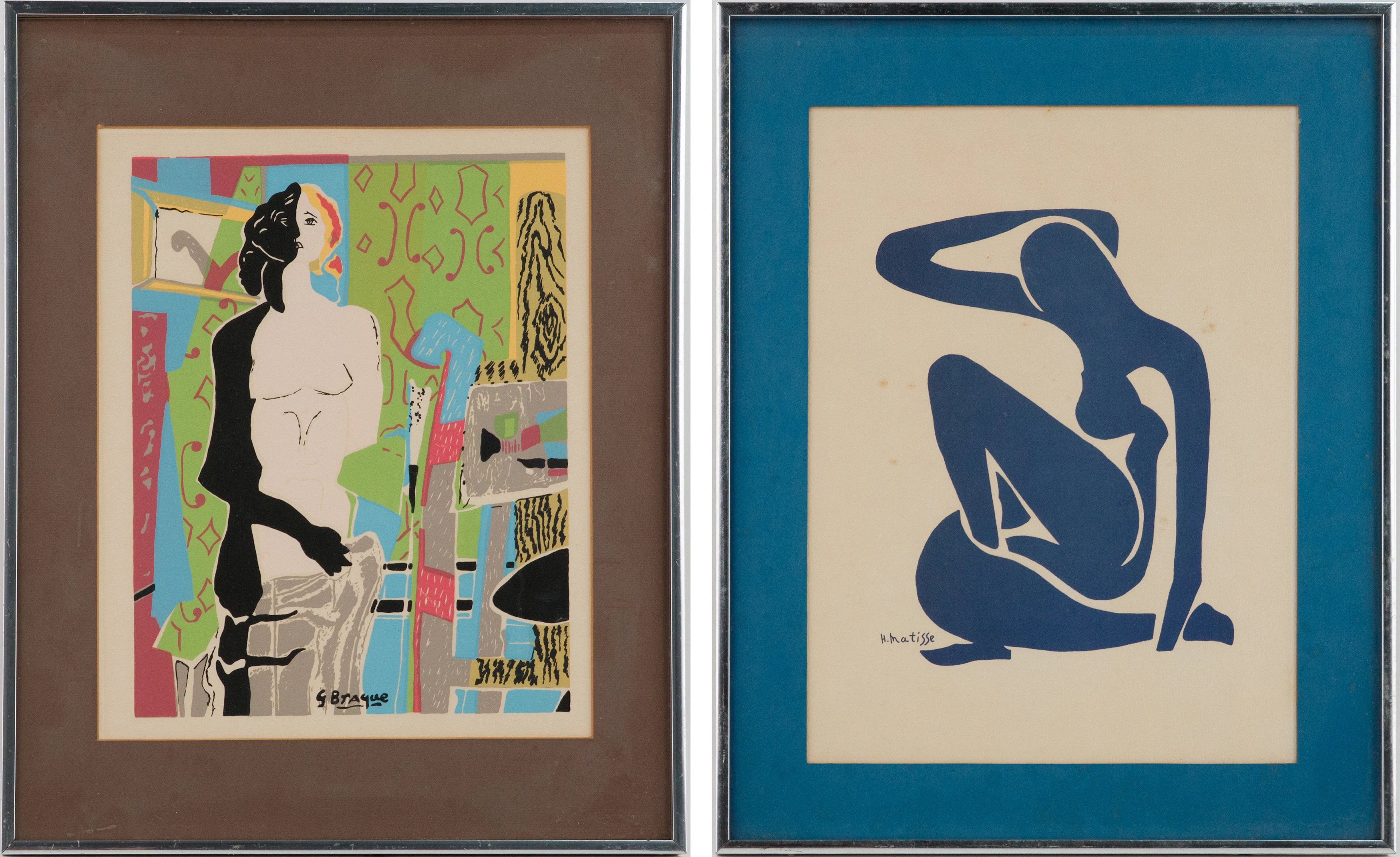 After Henri Matisse, French 1869-1954, Nu Bleu I, Print