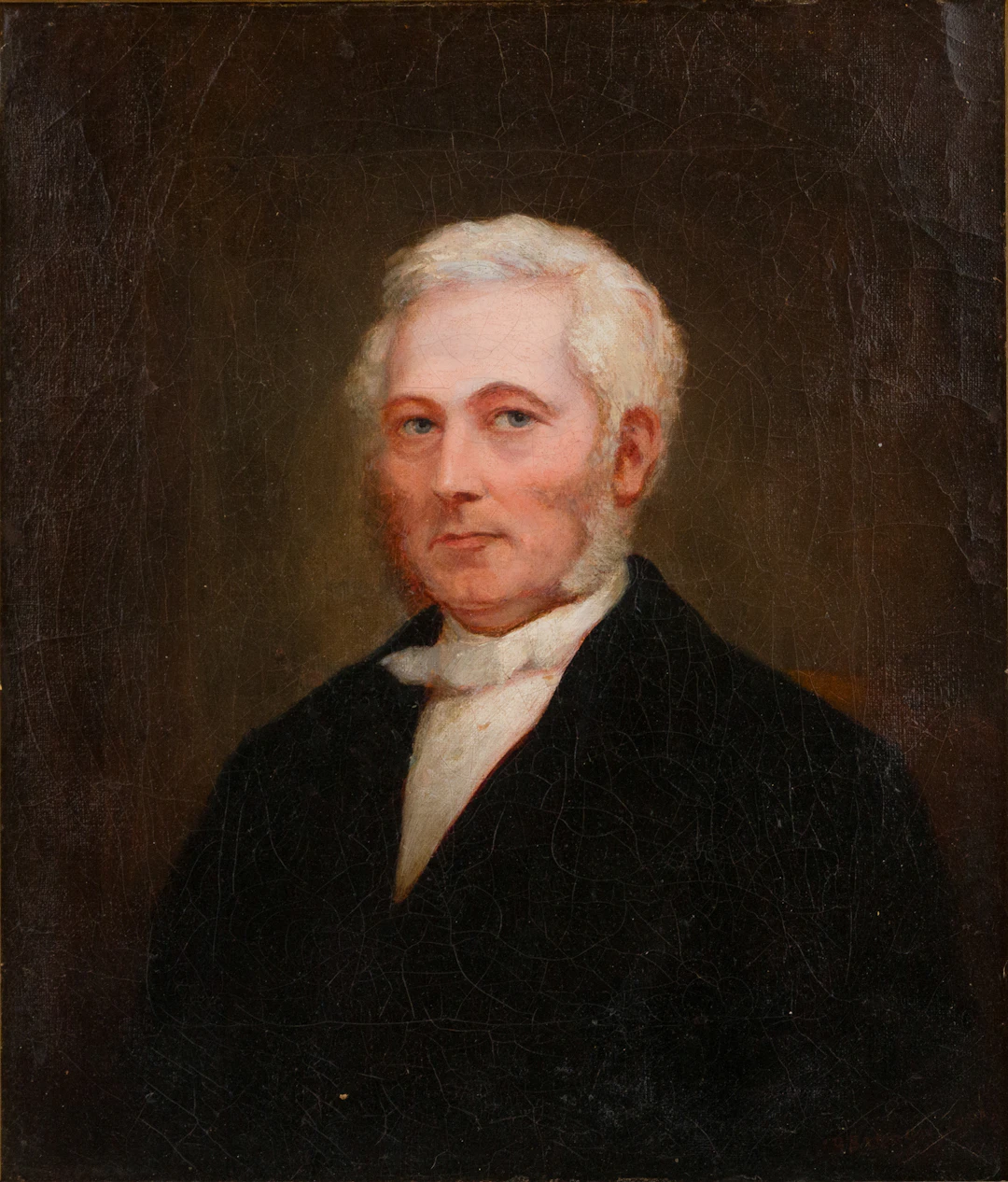 James Butler Brenan, 1825-1889, Portrait of a Gentleman, Oil on Canvas