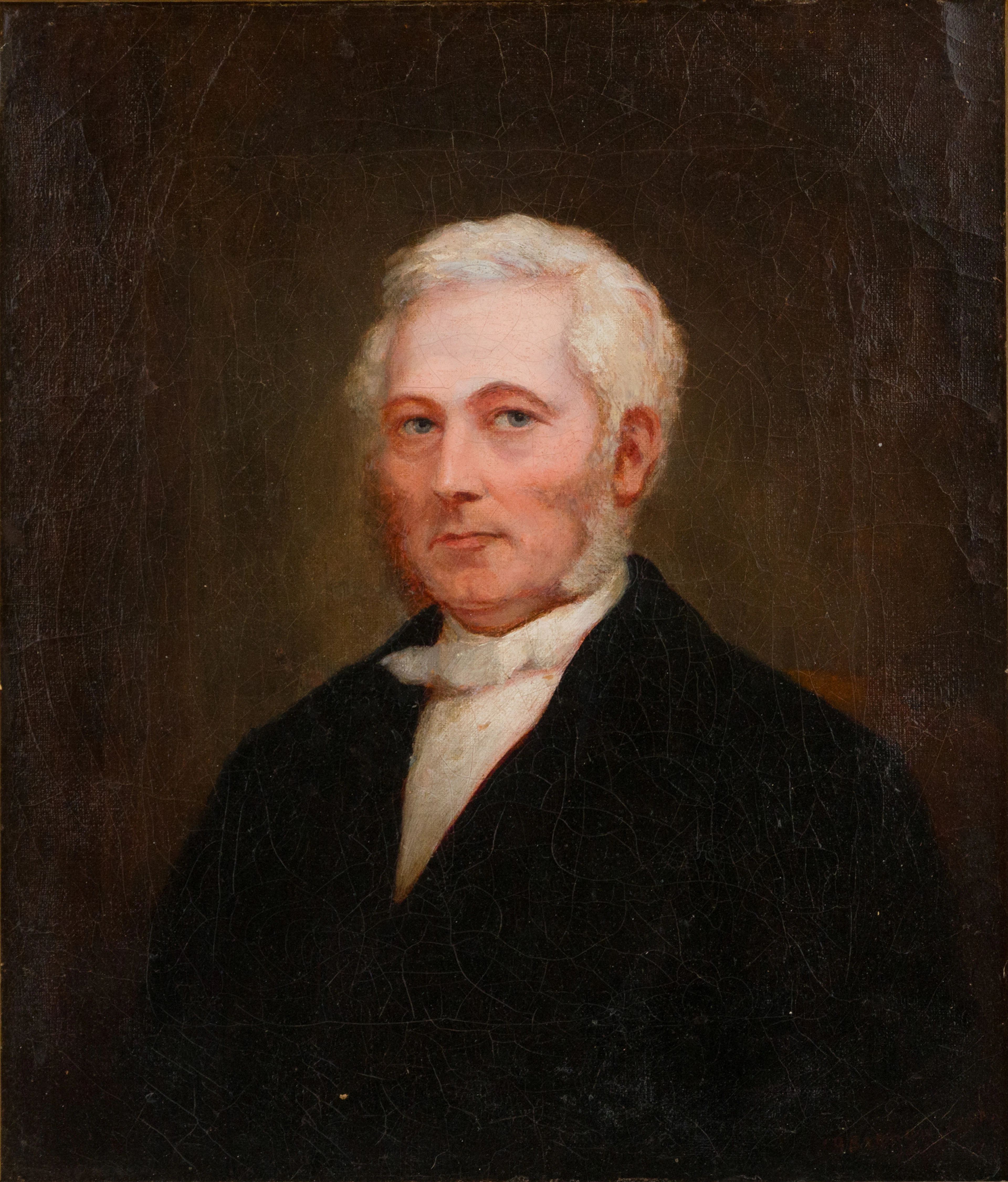 James Butler Brenan, 1825-1889, Portrait of a Gentleman, Oil on Canvas