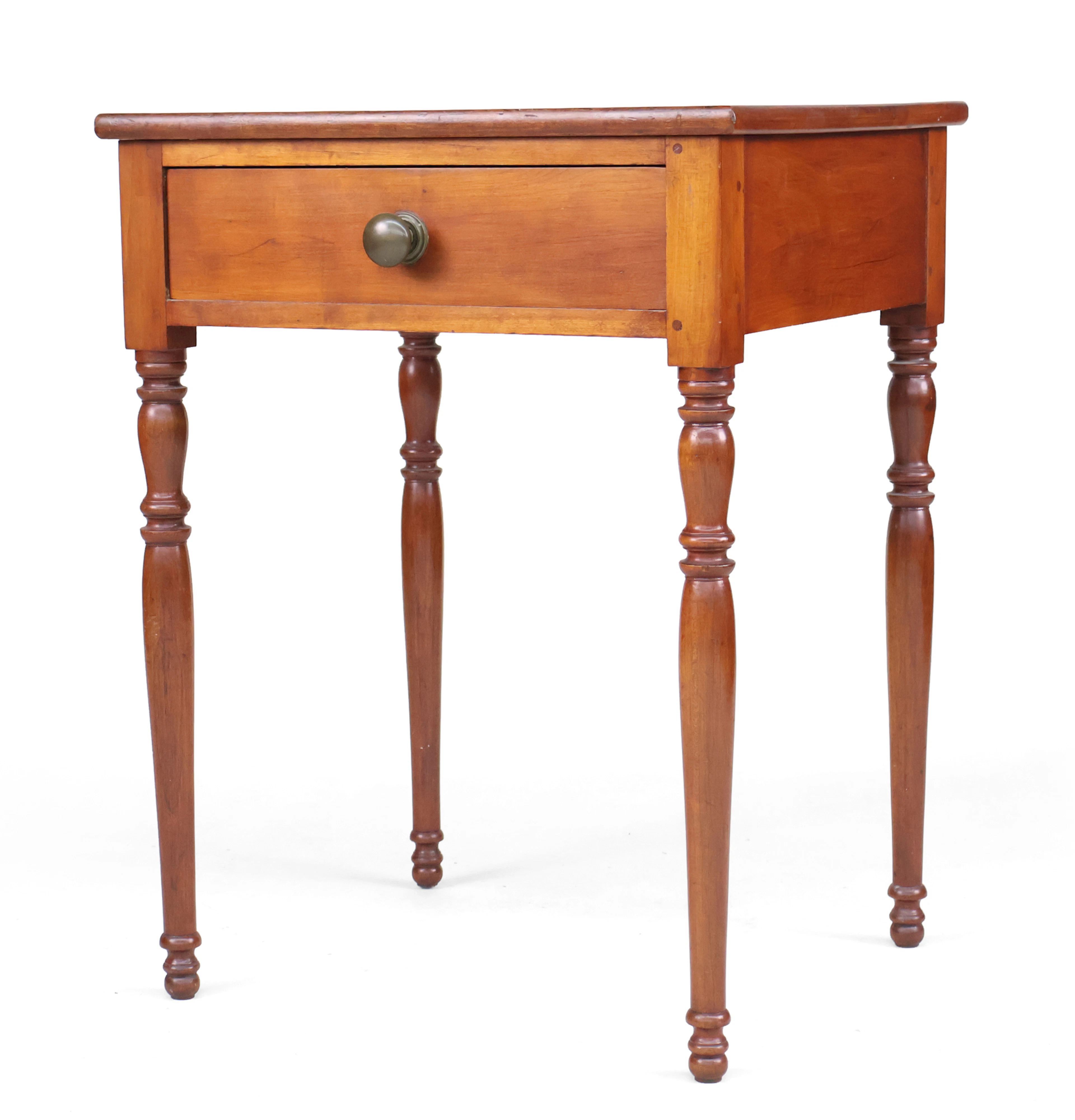 Federal Carved Walnut Bedside Table