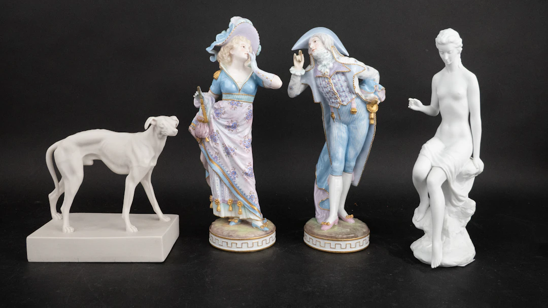 Pair of Chelsea Porcelain Figures