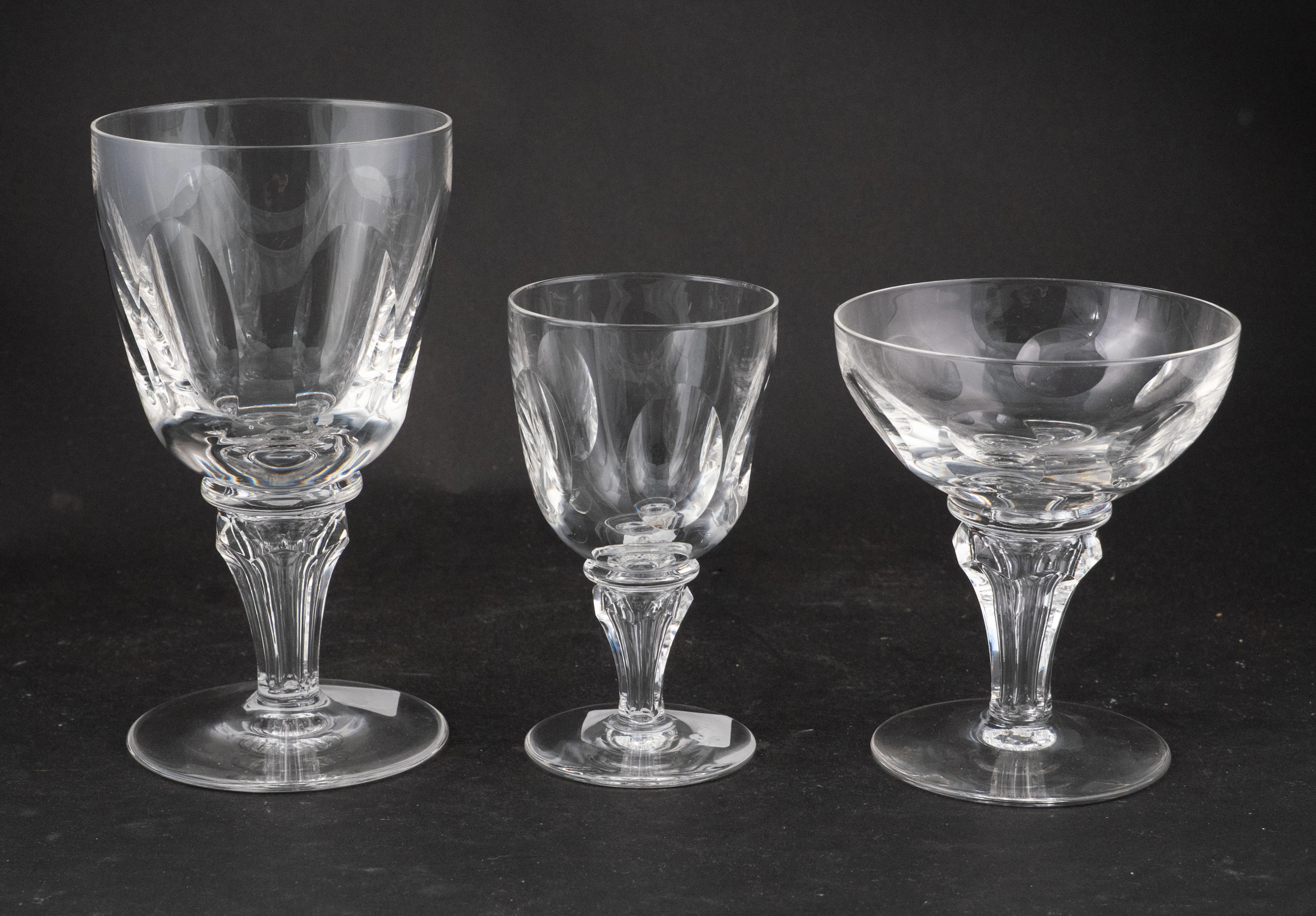 Group of Royal Leerdam "Queen Juliana" Pattern Stemware