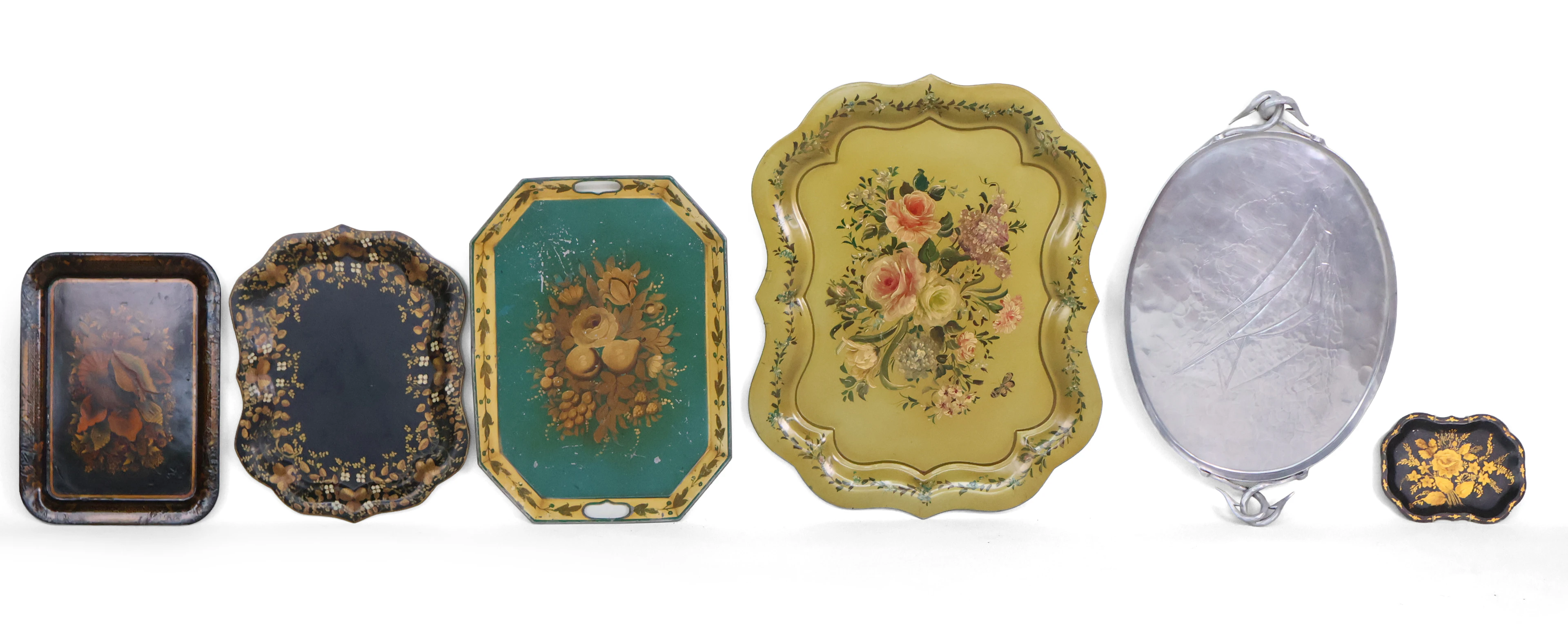 Six Assorted Trays