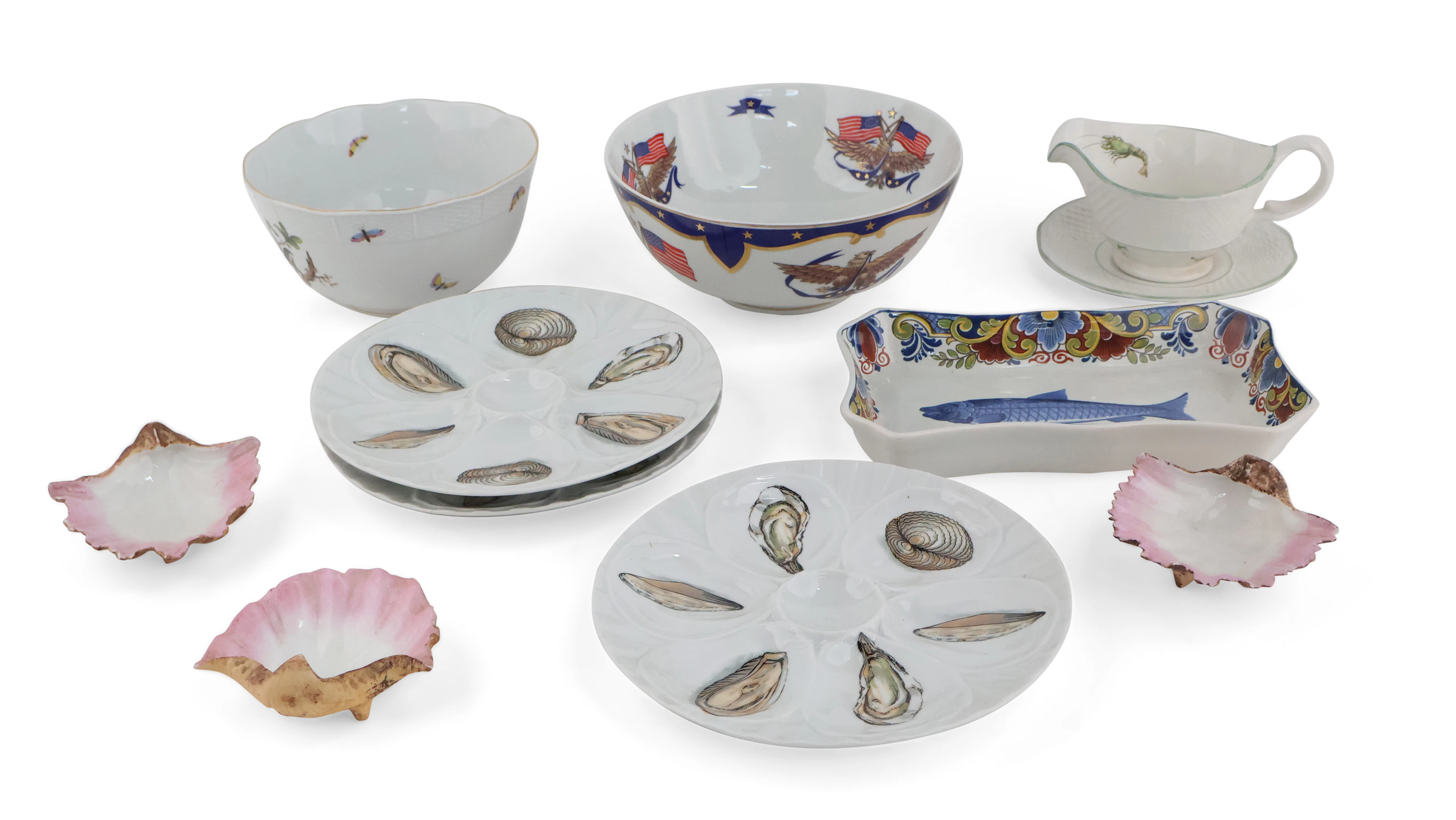 Herend Rothschild Bird Porcelain Bowl