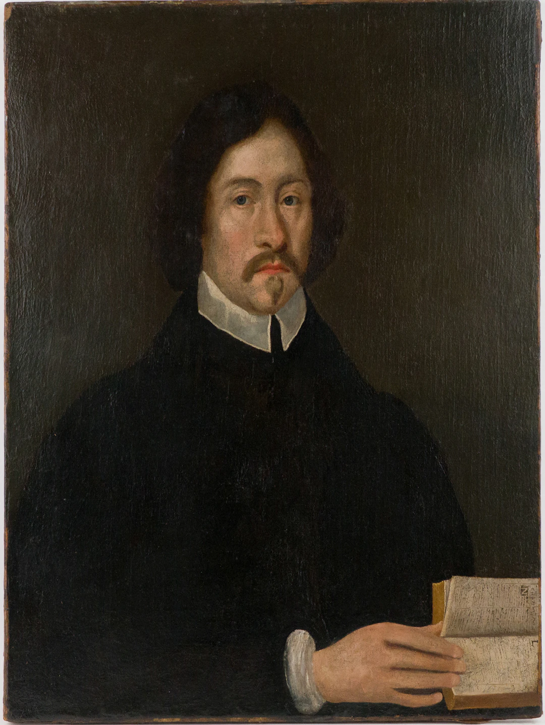Portrait of Gentleman Scholar, Oil on Canvas