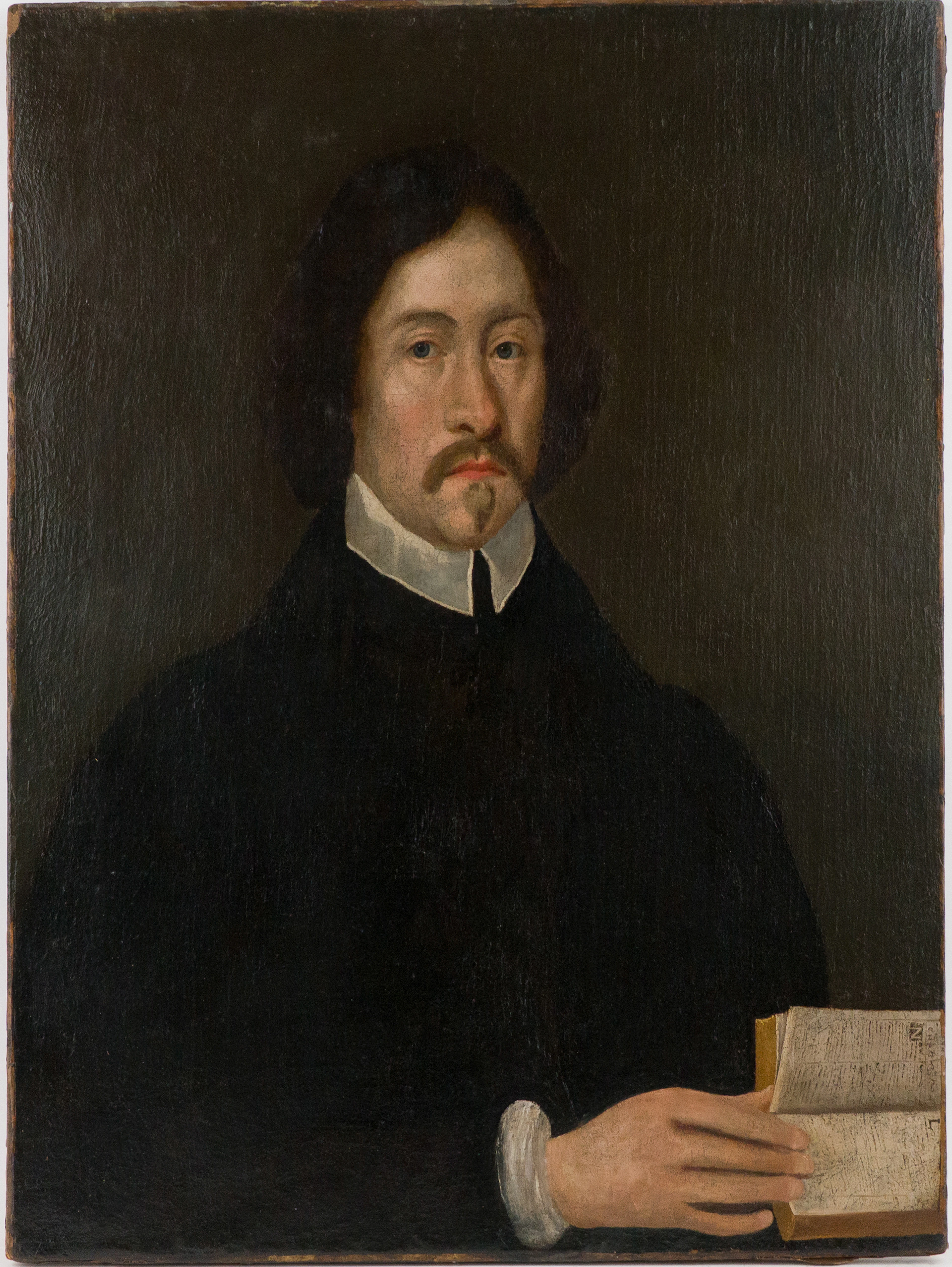 Portrait of Gentleman Scholar, Oil on Canvas