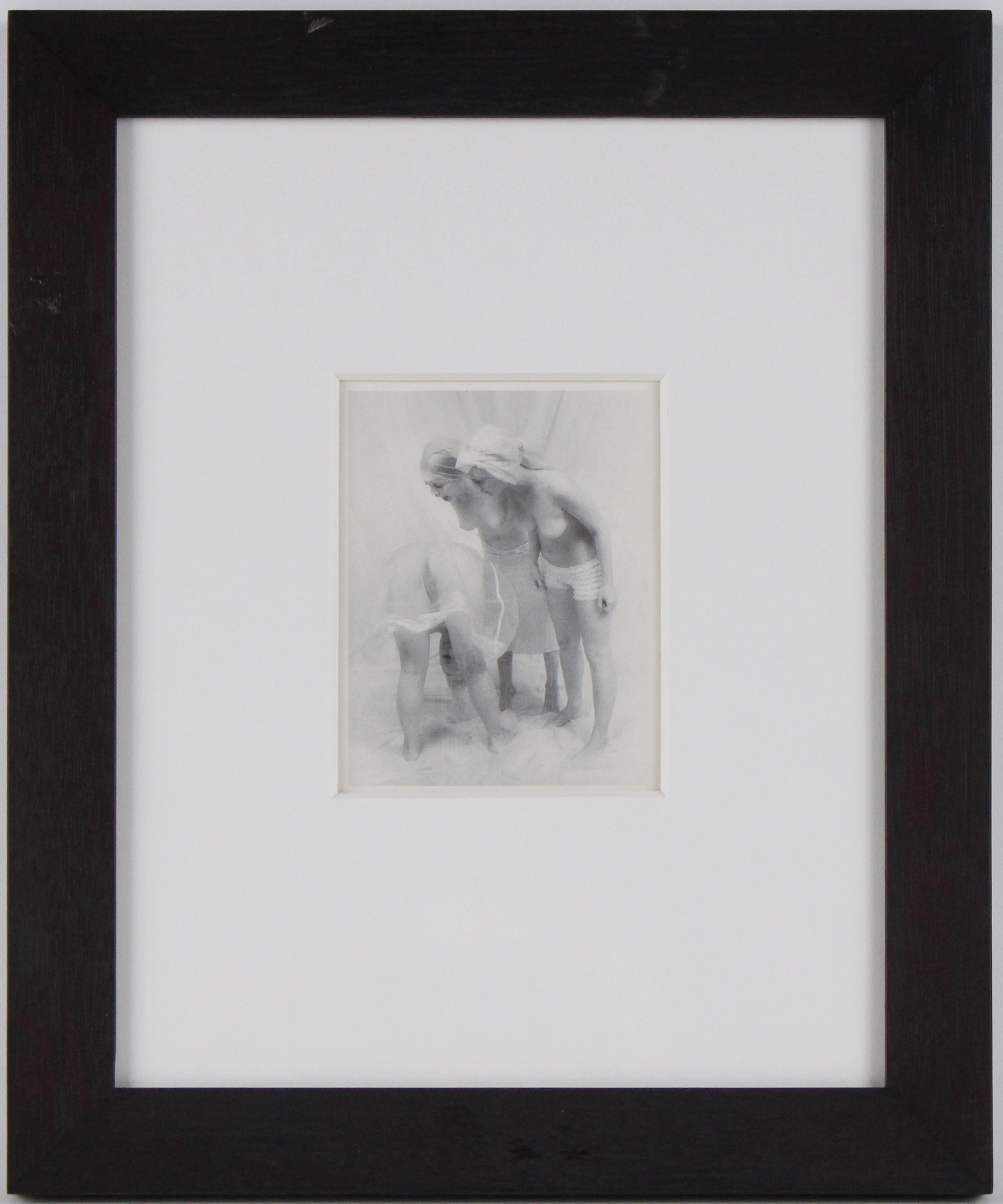 Lynn Bianchi, American 1944-, OK, Silver Gelatin Fiber Print Bathed in Gold