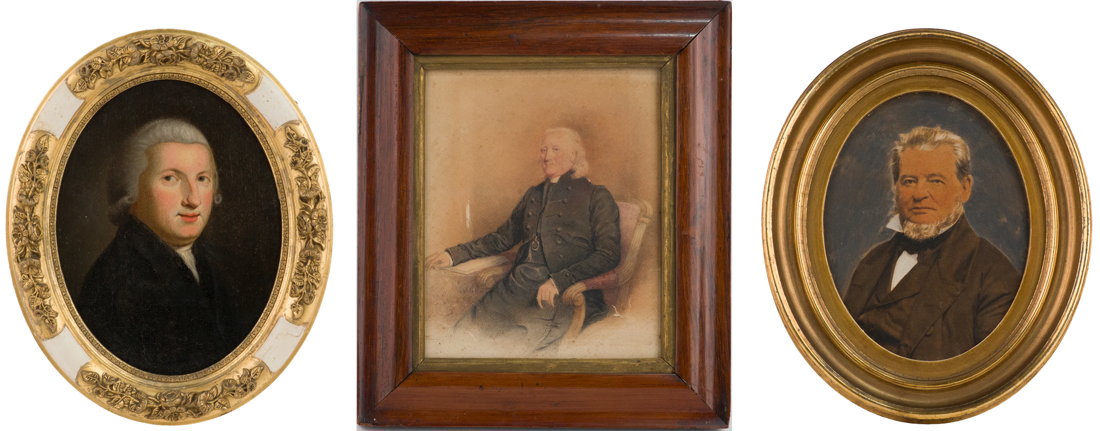 Portrait of a Gentleman, Oil on Tin
