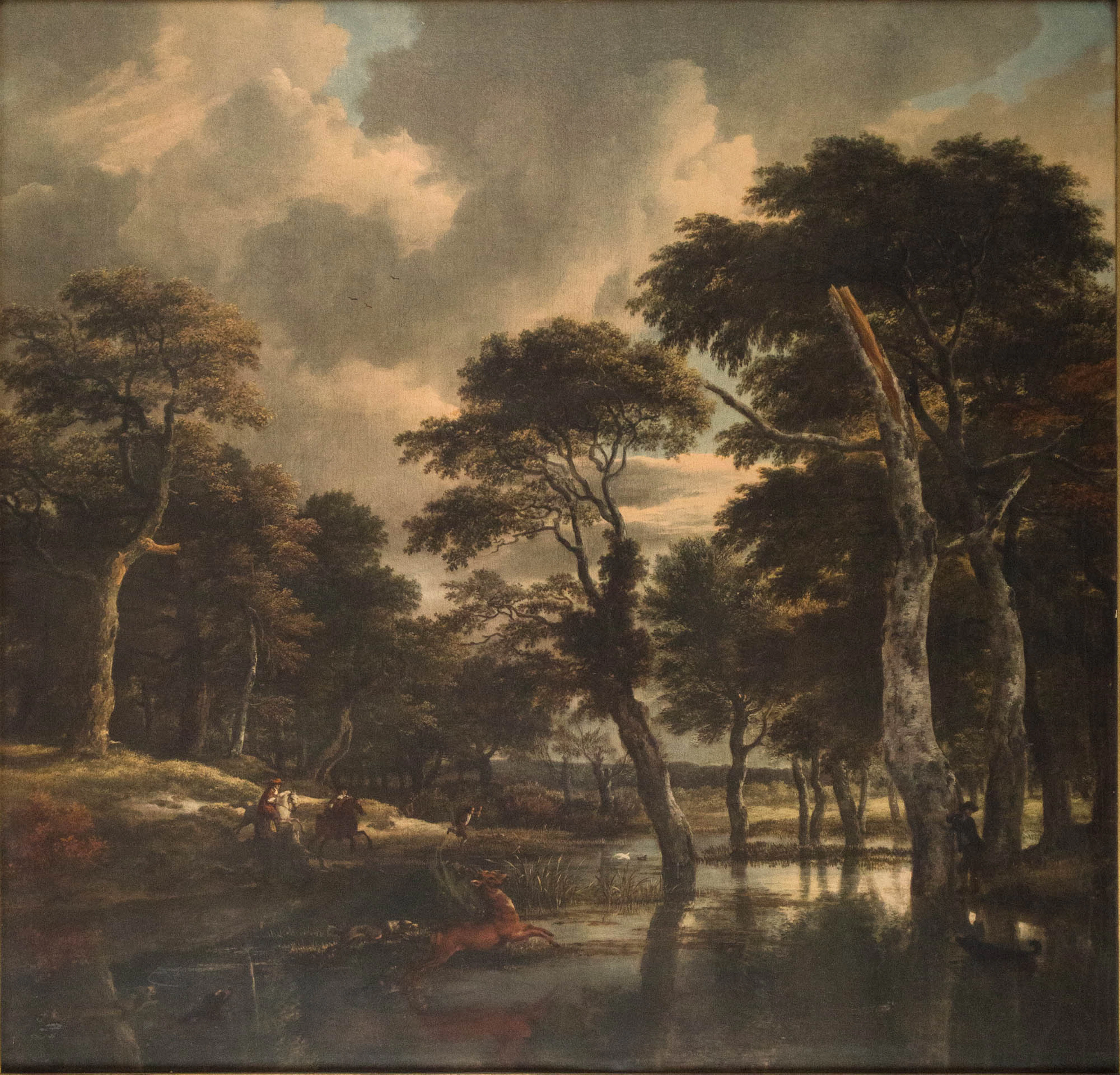 Jacob van Ruisdael, 1628-1682, The Hunt, Intaglio Print