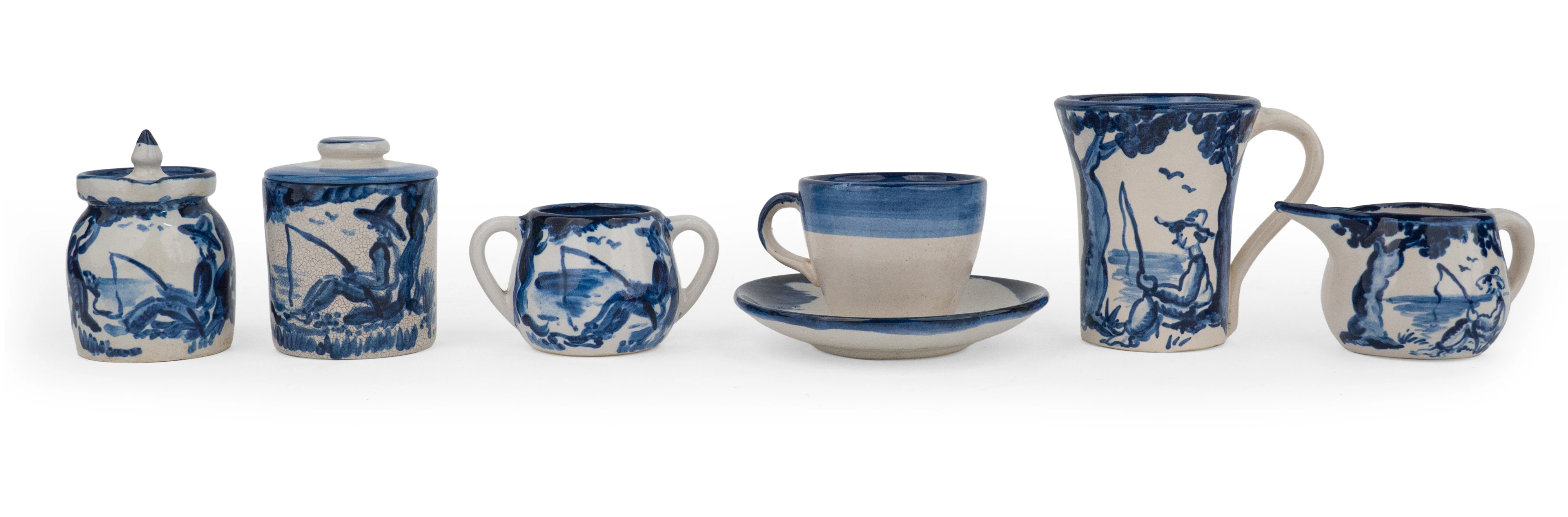 M.A. Hadley Kentucky Pottery Mugs and Cups
