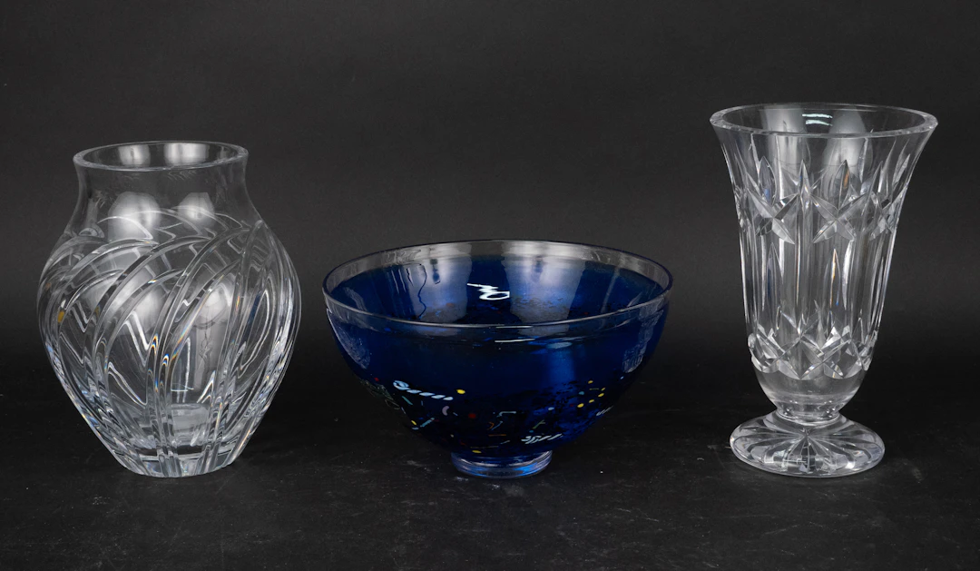 Waterford Balmoral Pattern Footed Vase