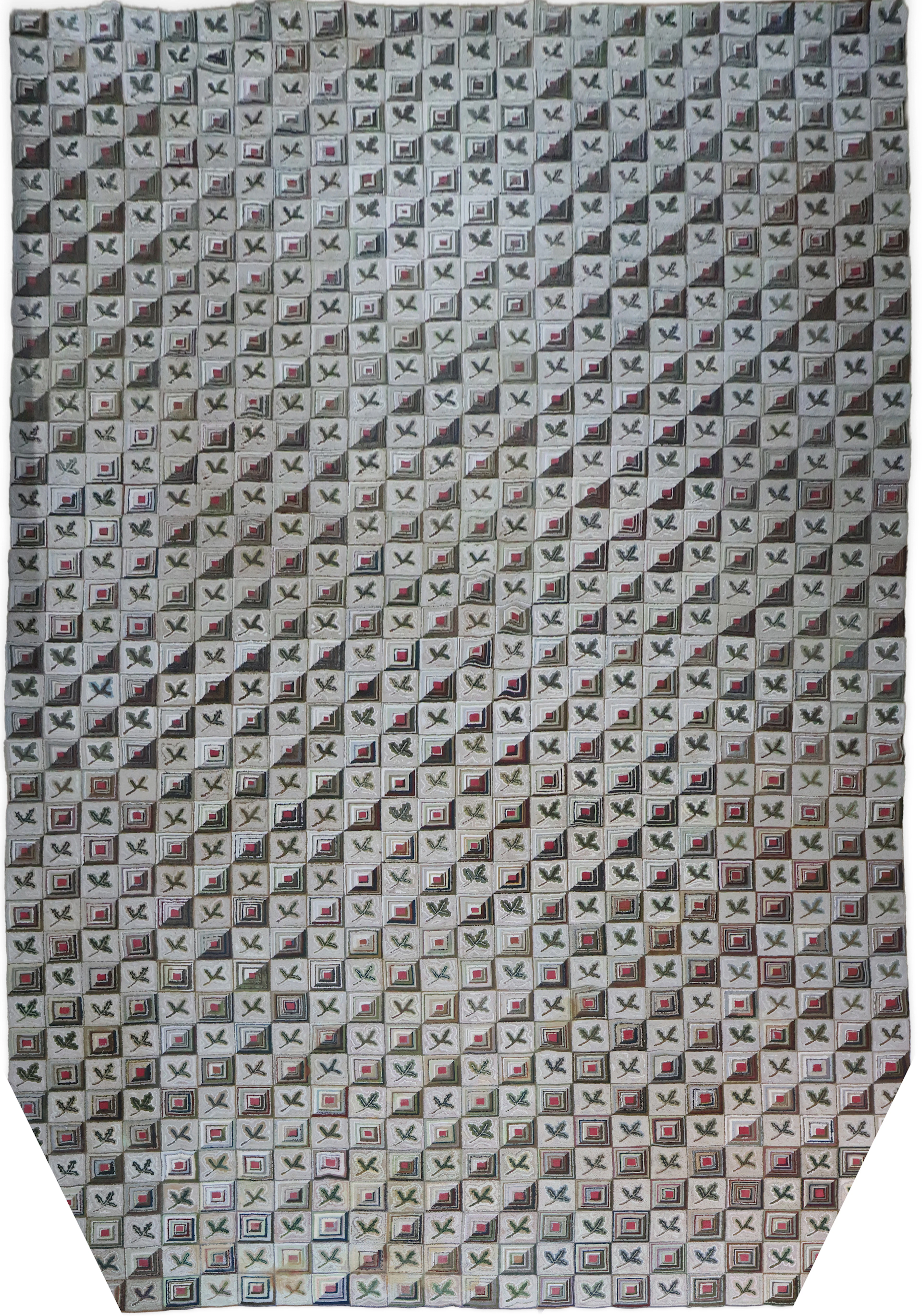 Stephen T Anderson Hooked Rug