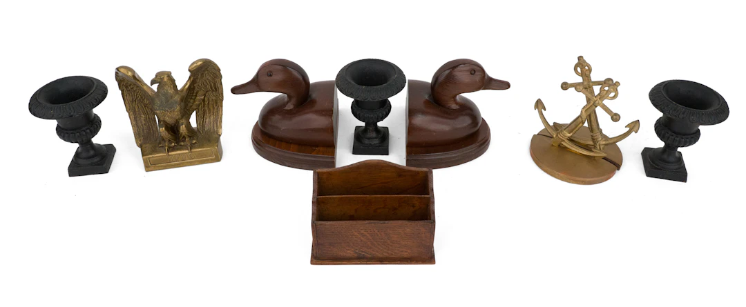 Group of Assorted Desk Articles
