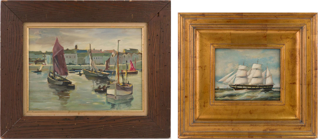 James, Clipper Ship at Sea, Oil on Canvas