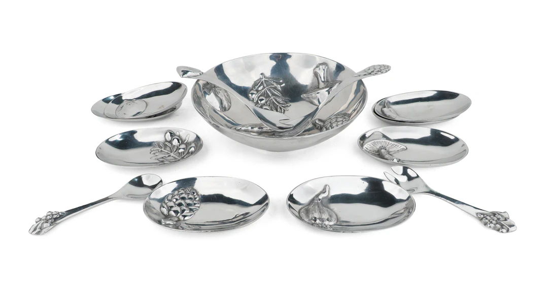 Group of Mariposa Serving Items