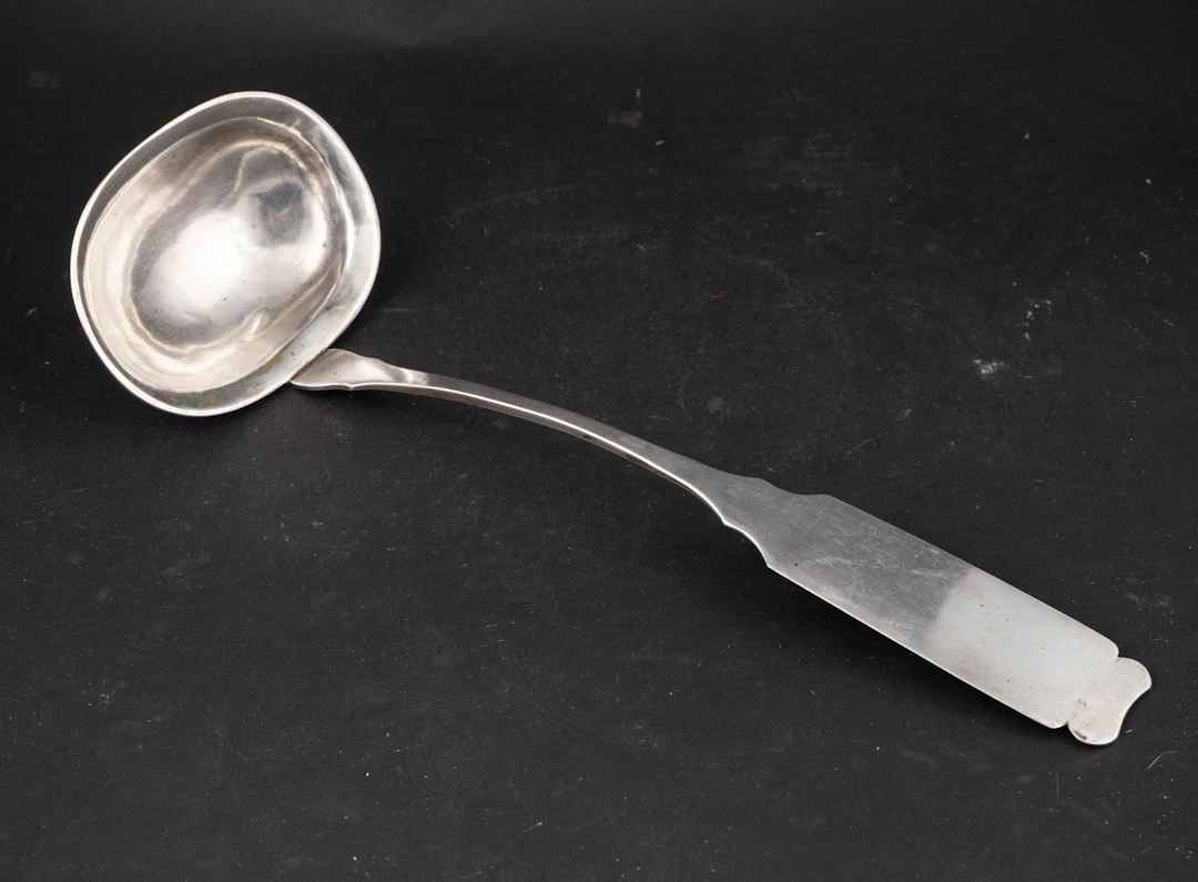 Continental 13 Loth Silver Soup Ladle