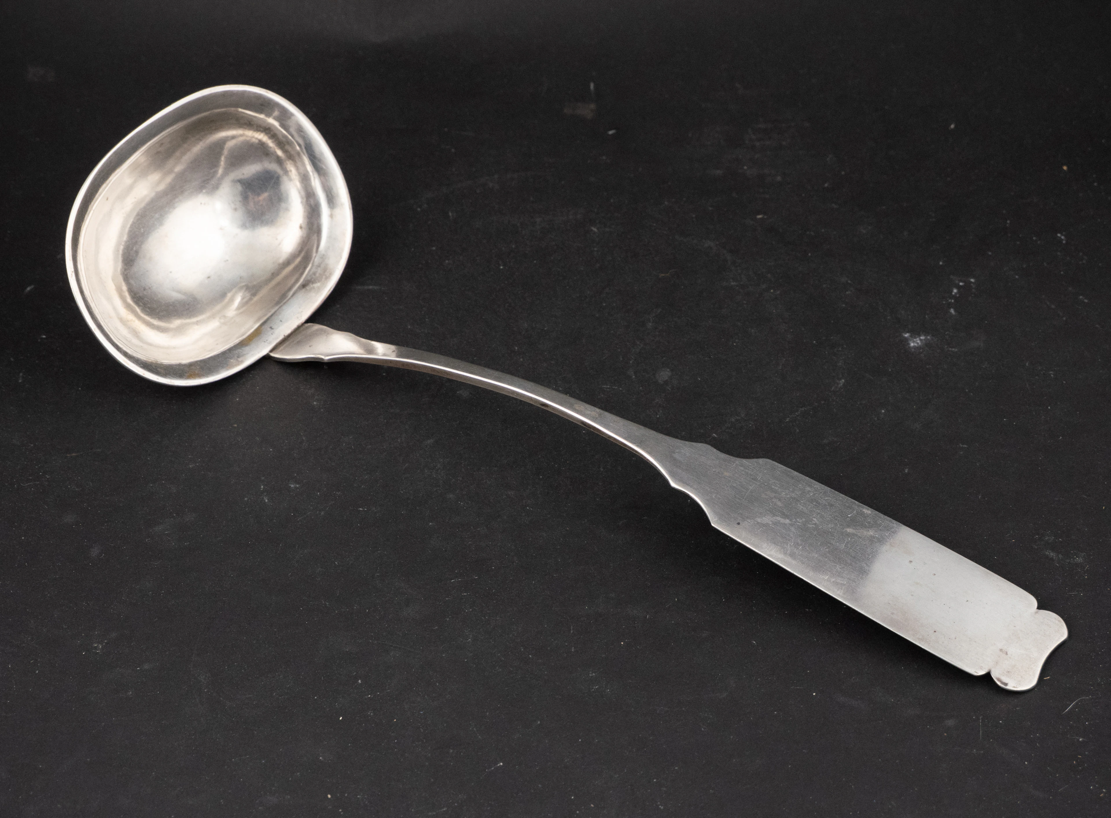 Continental 13 Loth Silver Soup Ladle