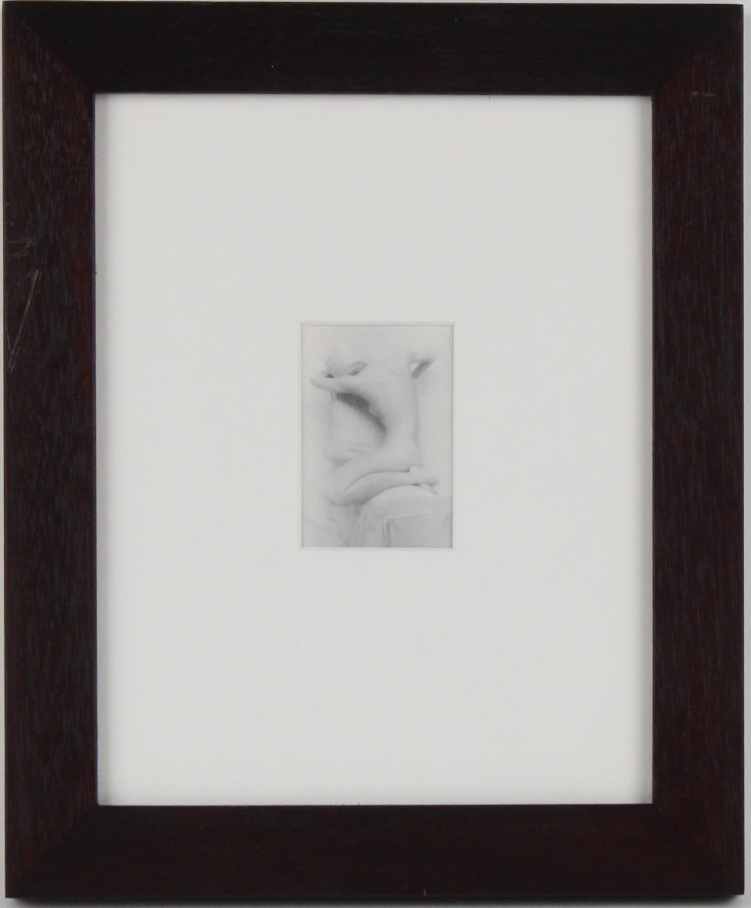 Lynn Bianchi, American 1944-, Seated Woman, Silver Gelatin Print Bathed in Gold