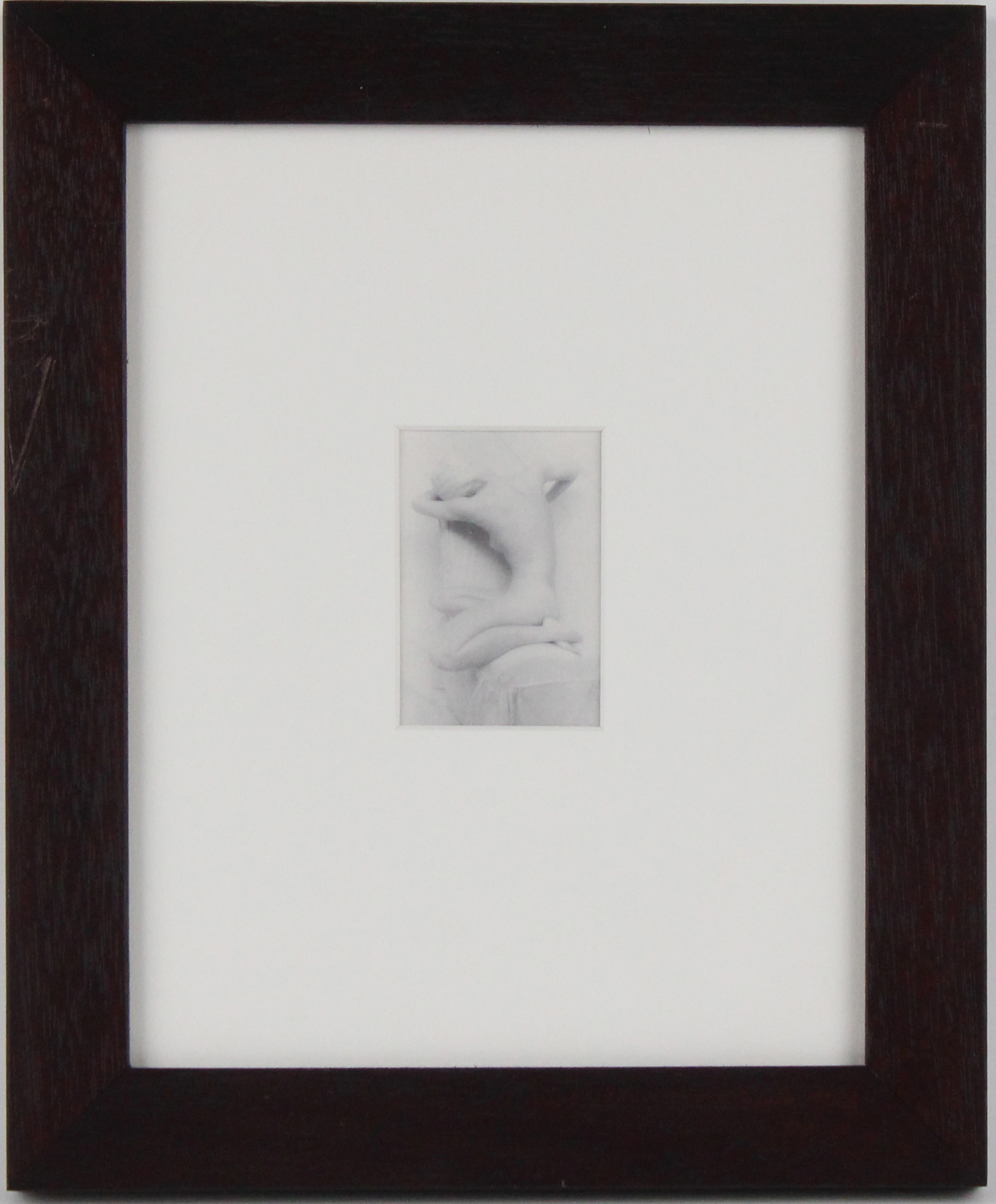 Lynn Bianchi, American 1944-, Seated Woman, Silver Gelatin Print Bathed in Gold