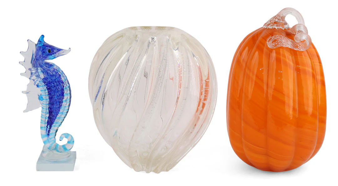 Art Glass Pumpkin