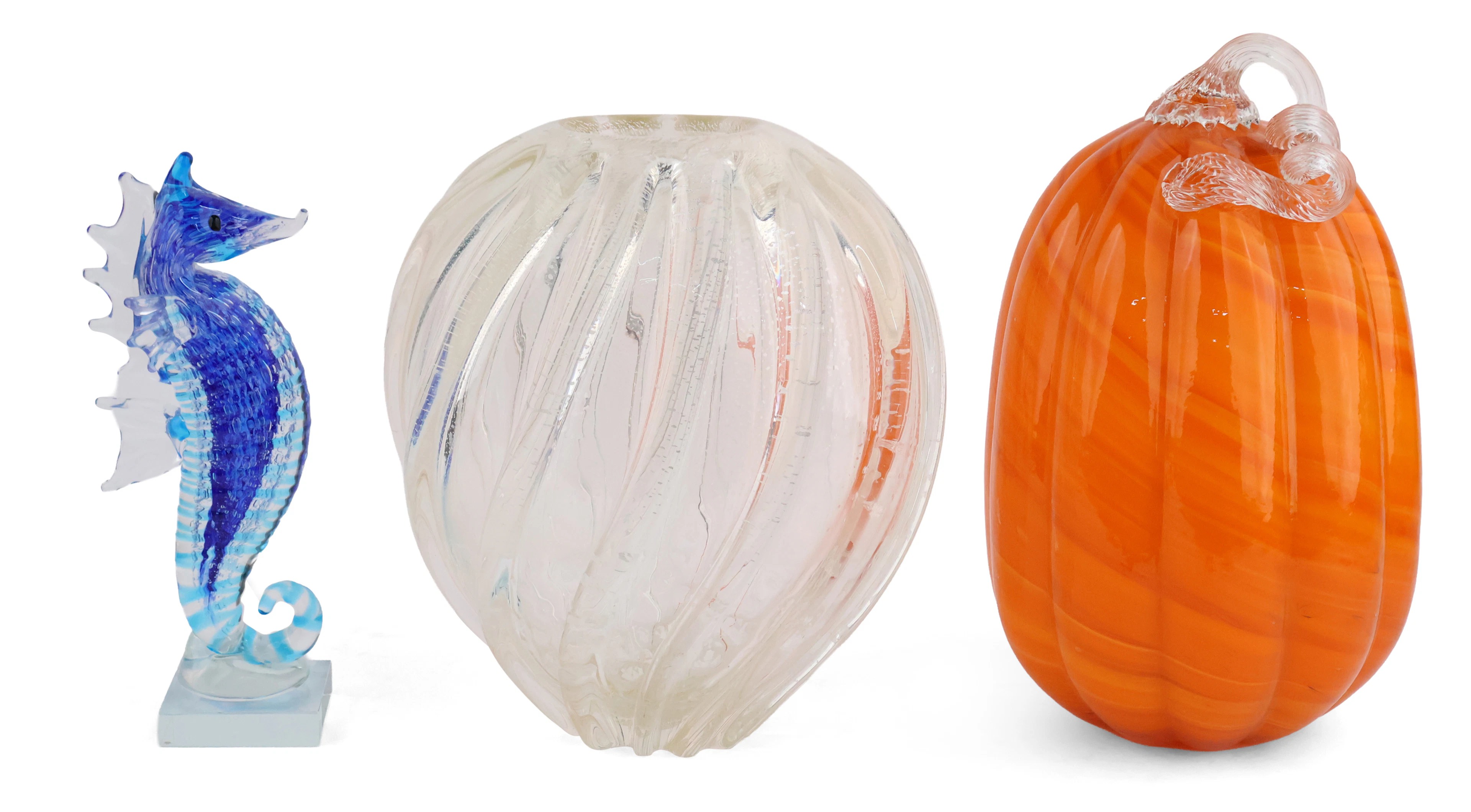 Art Glass Pumpkin