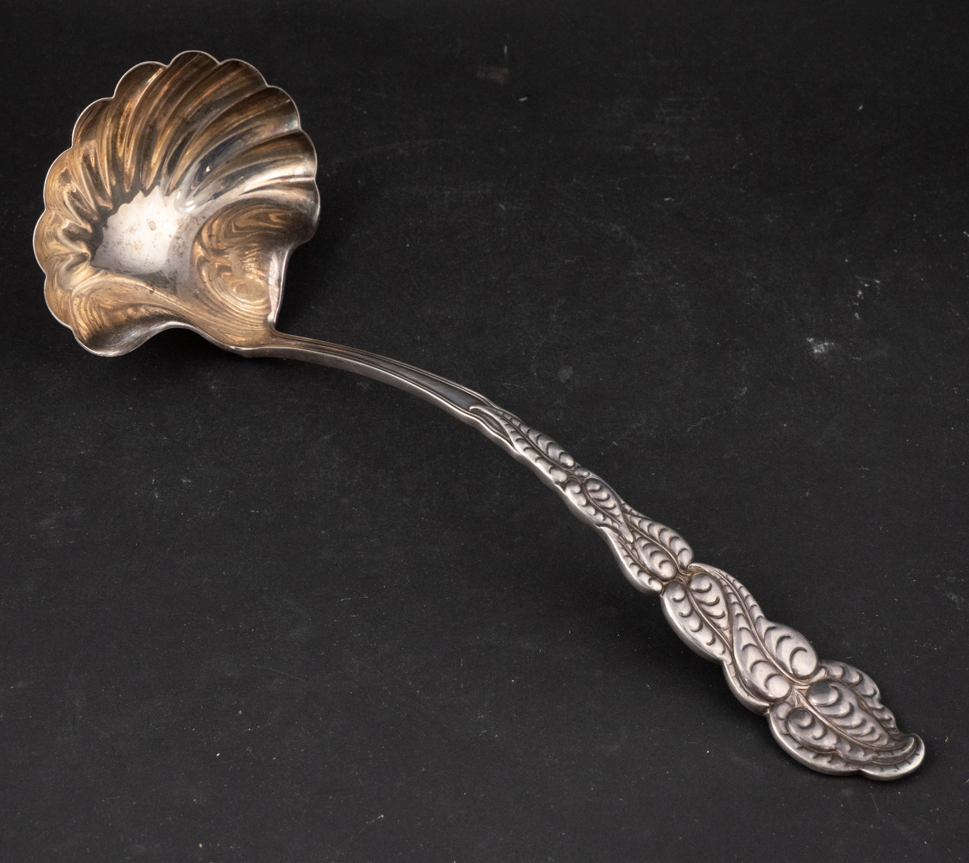 Tiffany Sterling Silver "Atlantis" Pattern Punch Ladle