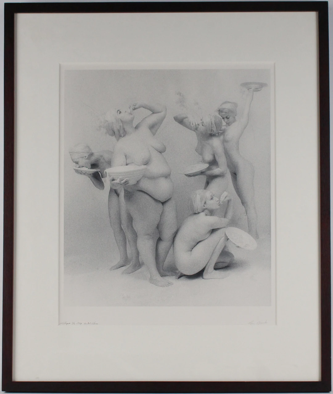 Lynn Bianchi, American 1944-, Lalique, Silver Gelatin Fiber Print
