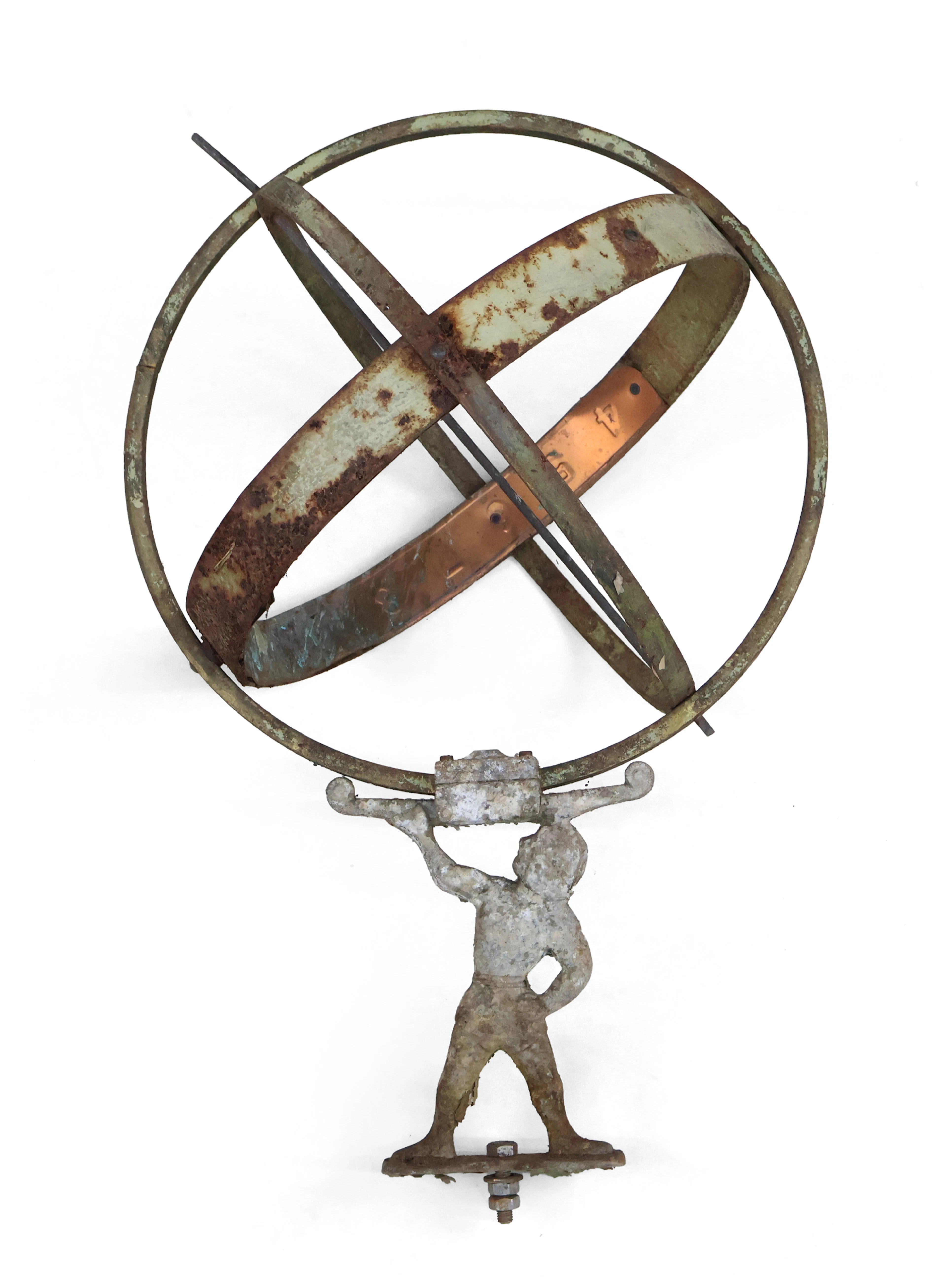 Cast and Wrought Iron Armillary Sphere