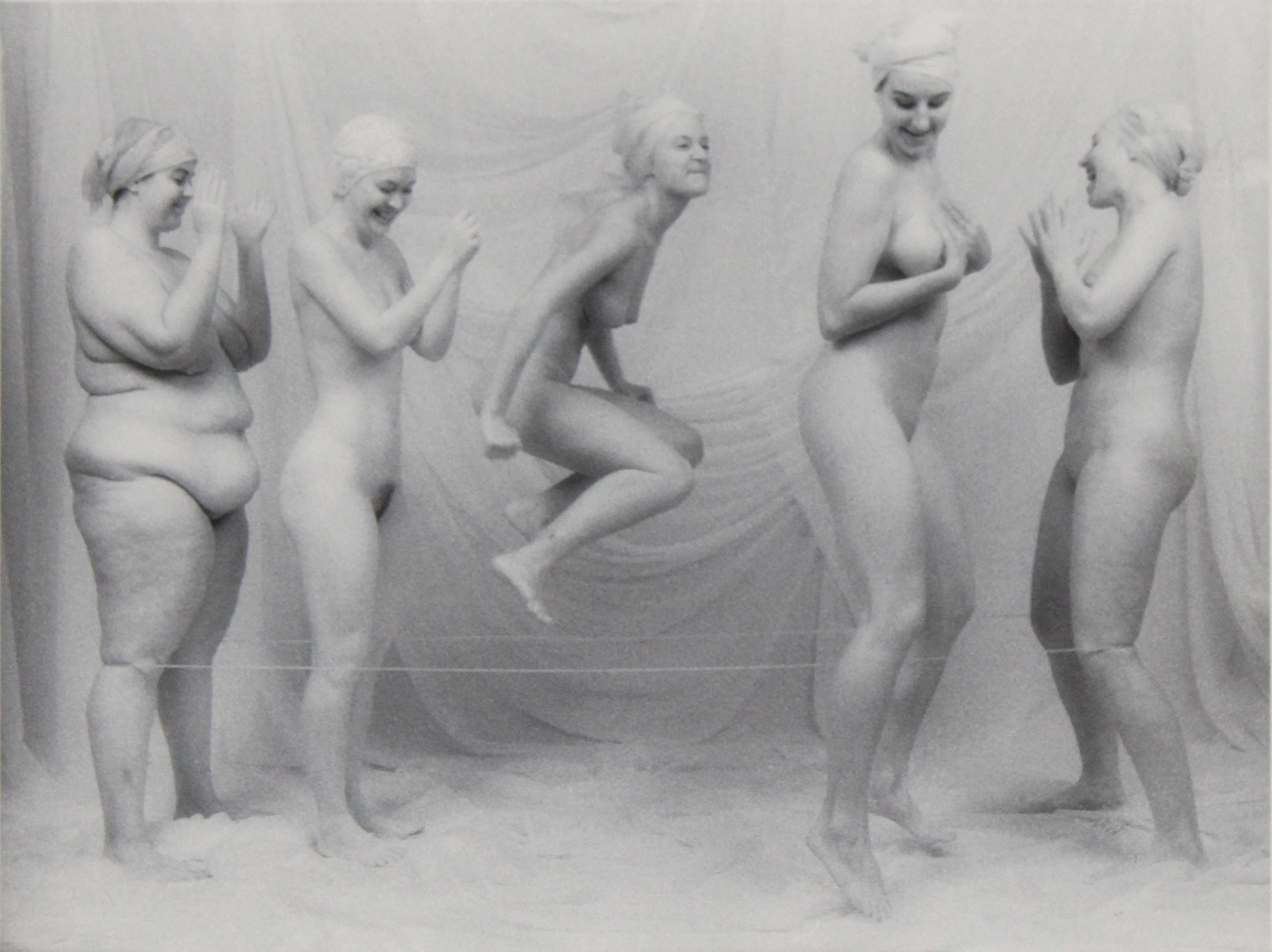 Lynn Bianchi, American 1944-, Jump I, Silver Gelatin Fiber Print Bathed in Gold