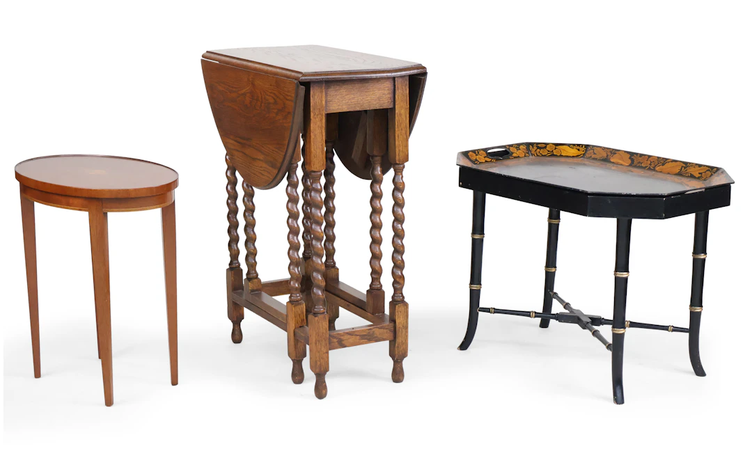 Jacobean Style Oak Drop Leaf Side Table