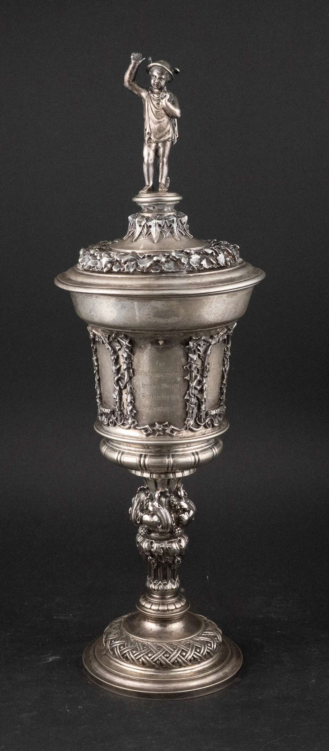 Continental Silver Lidded Chalice