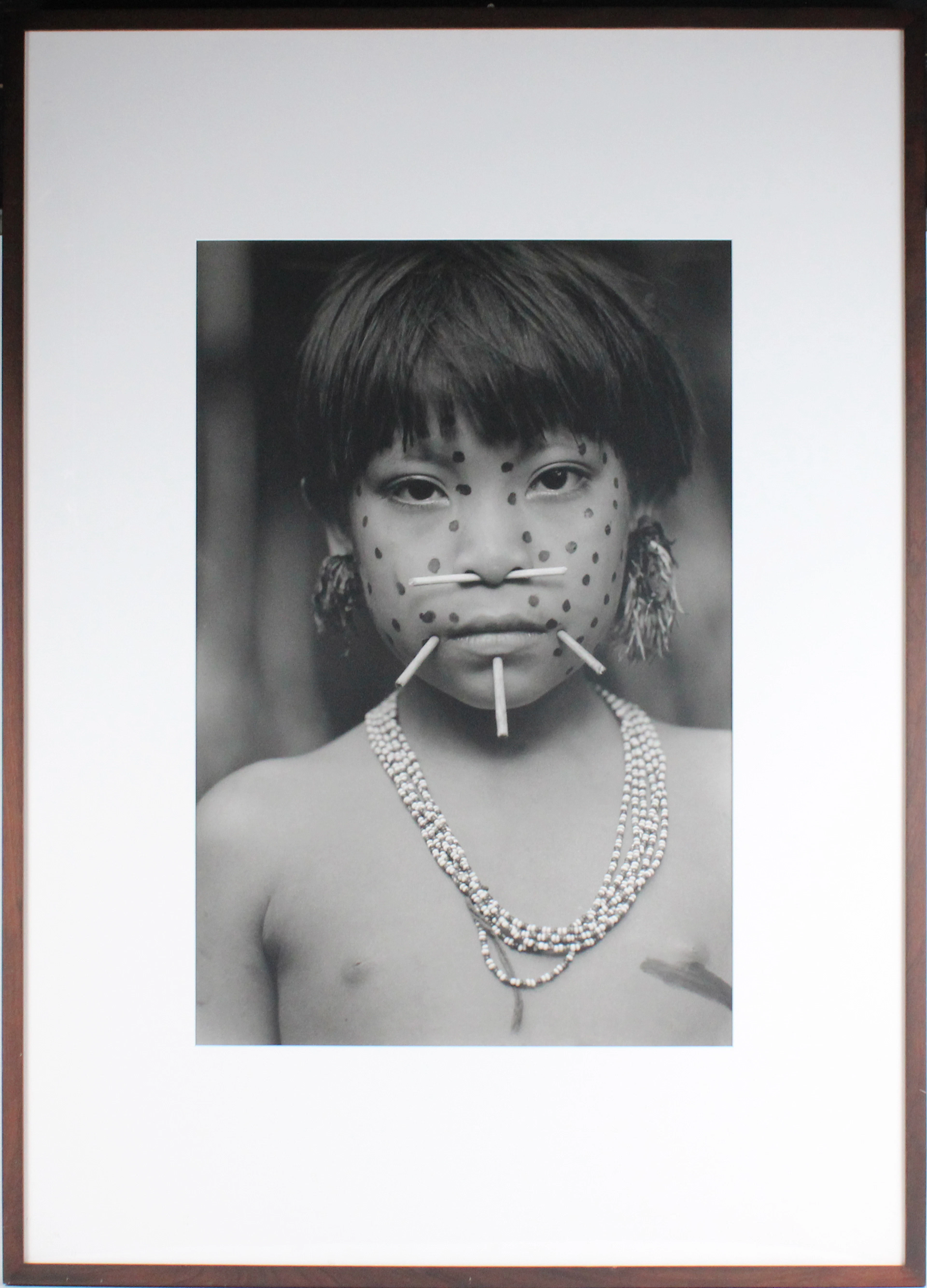 Valdir Cruz, Brazilian 1954-, Girl from Mokarita-Teri, Gelatin Silver