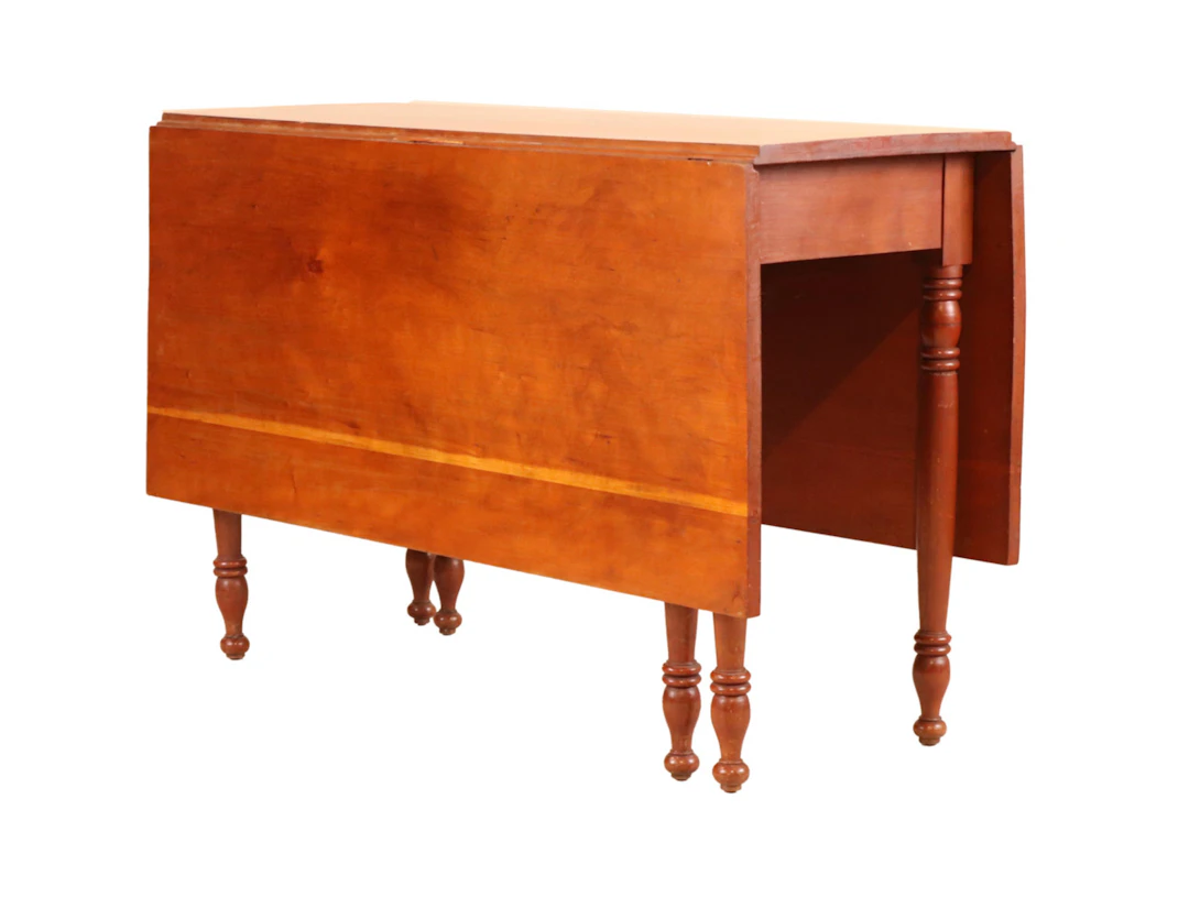 Late Federal Cherrywood Dining Table