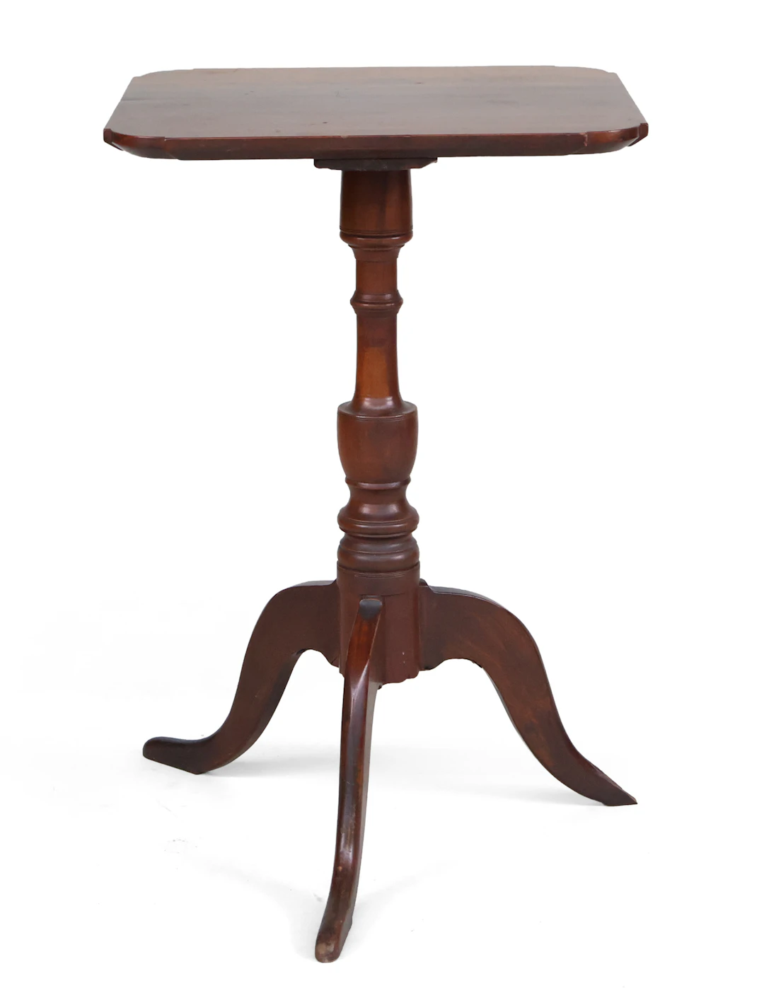 Federal Carved Walnut Tea Table