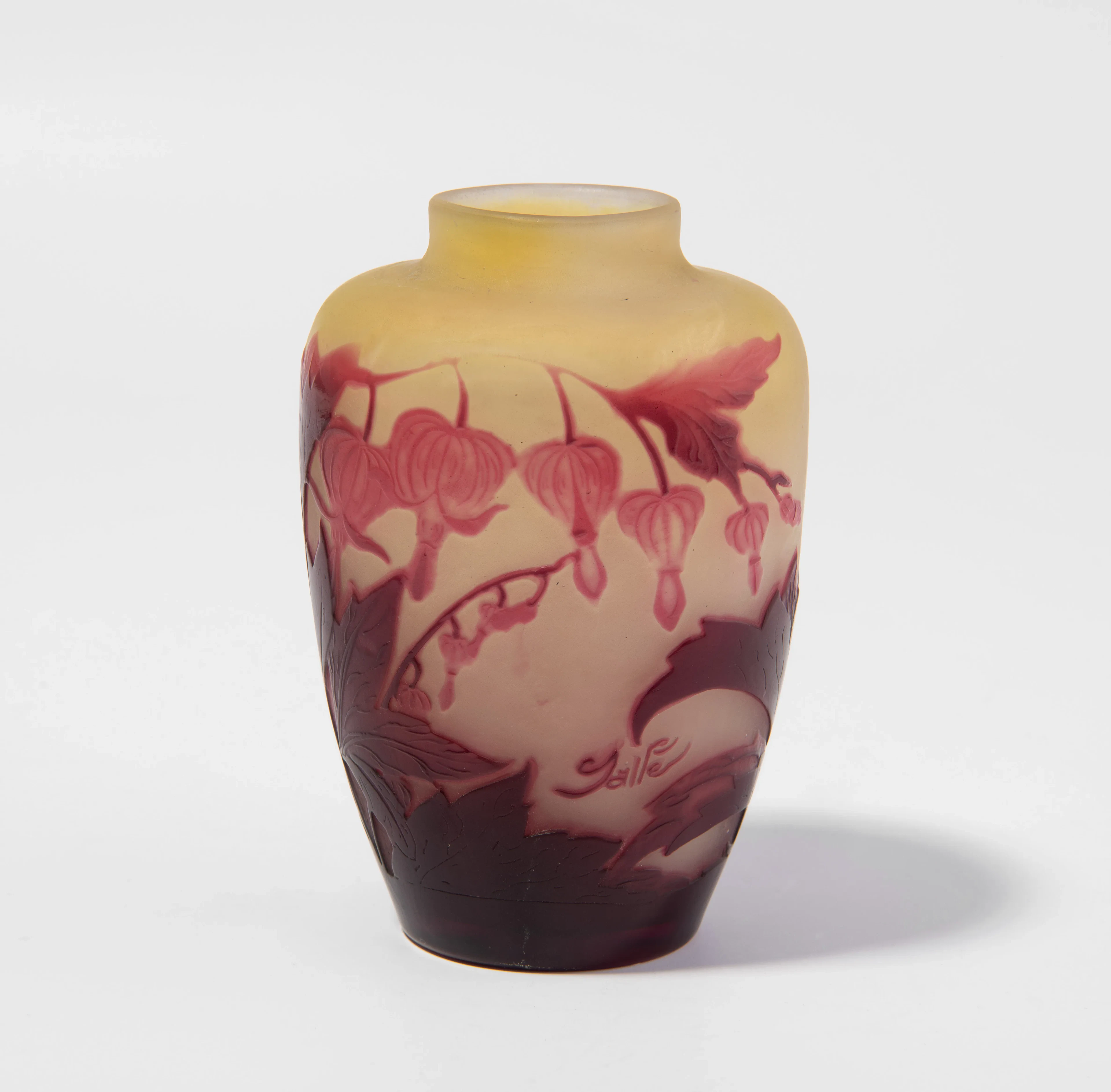 Etablissements Gallé, Vase "Coeur de Jeanette"