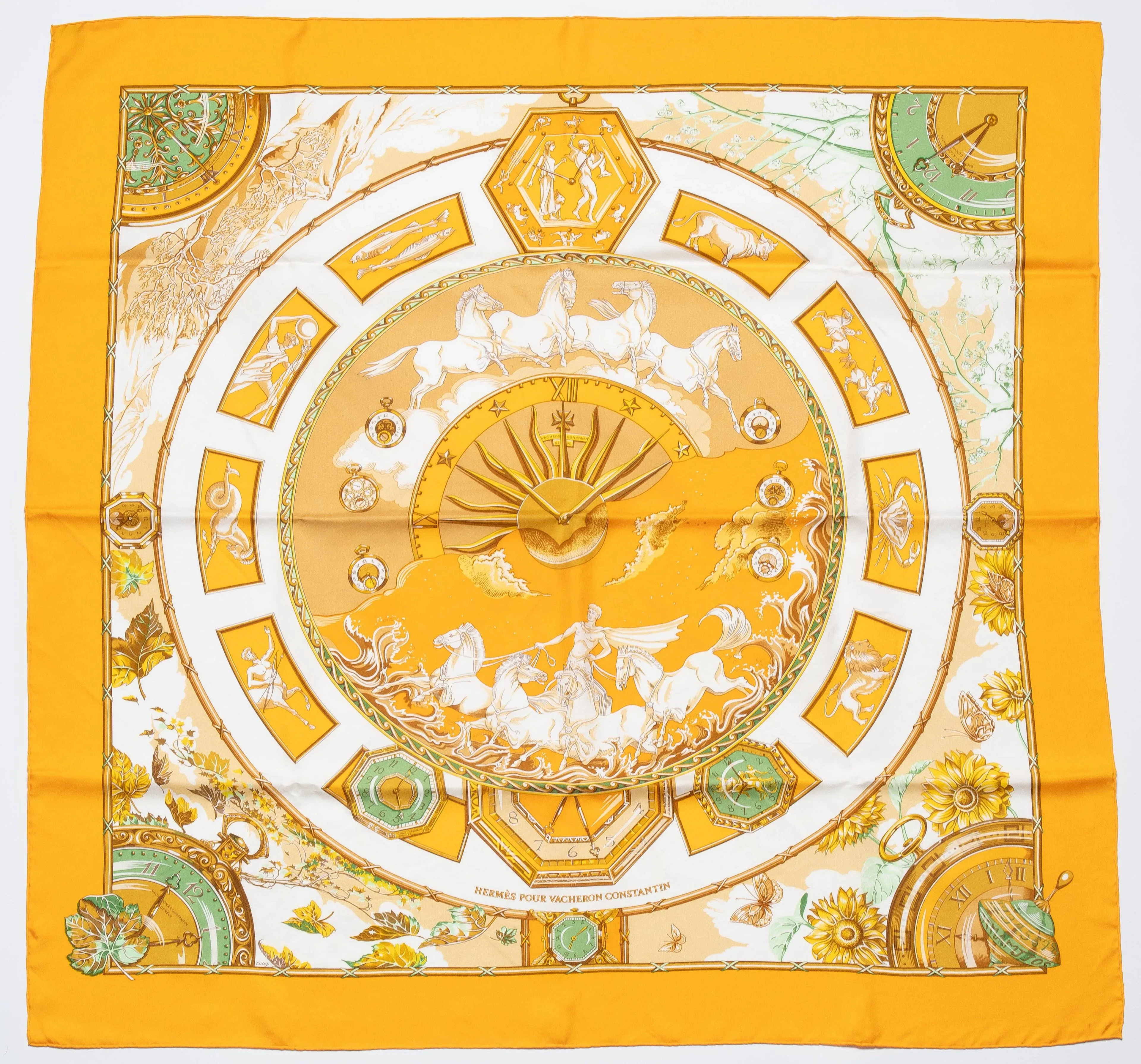 Hermès, Foulard "Pour Vacheron Constantin"