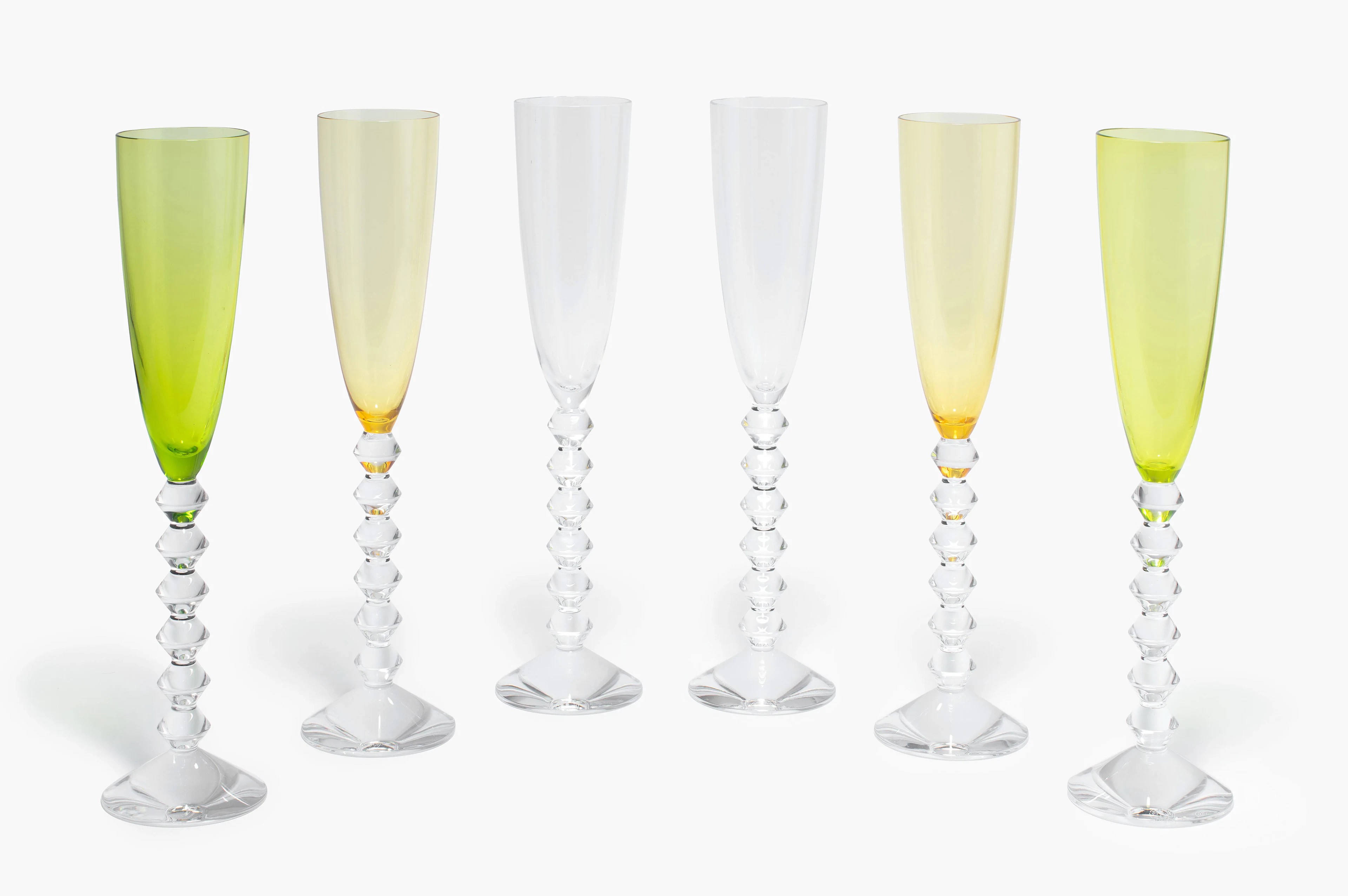 Baccarat, 6 Champagnergläser "Vega Flutissimo"