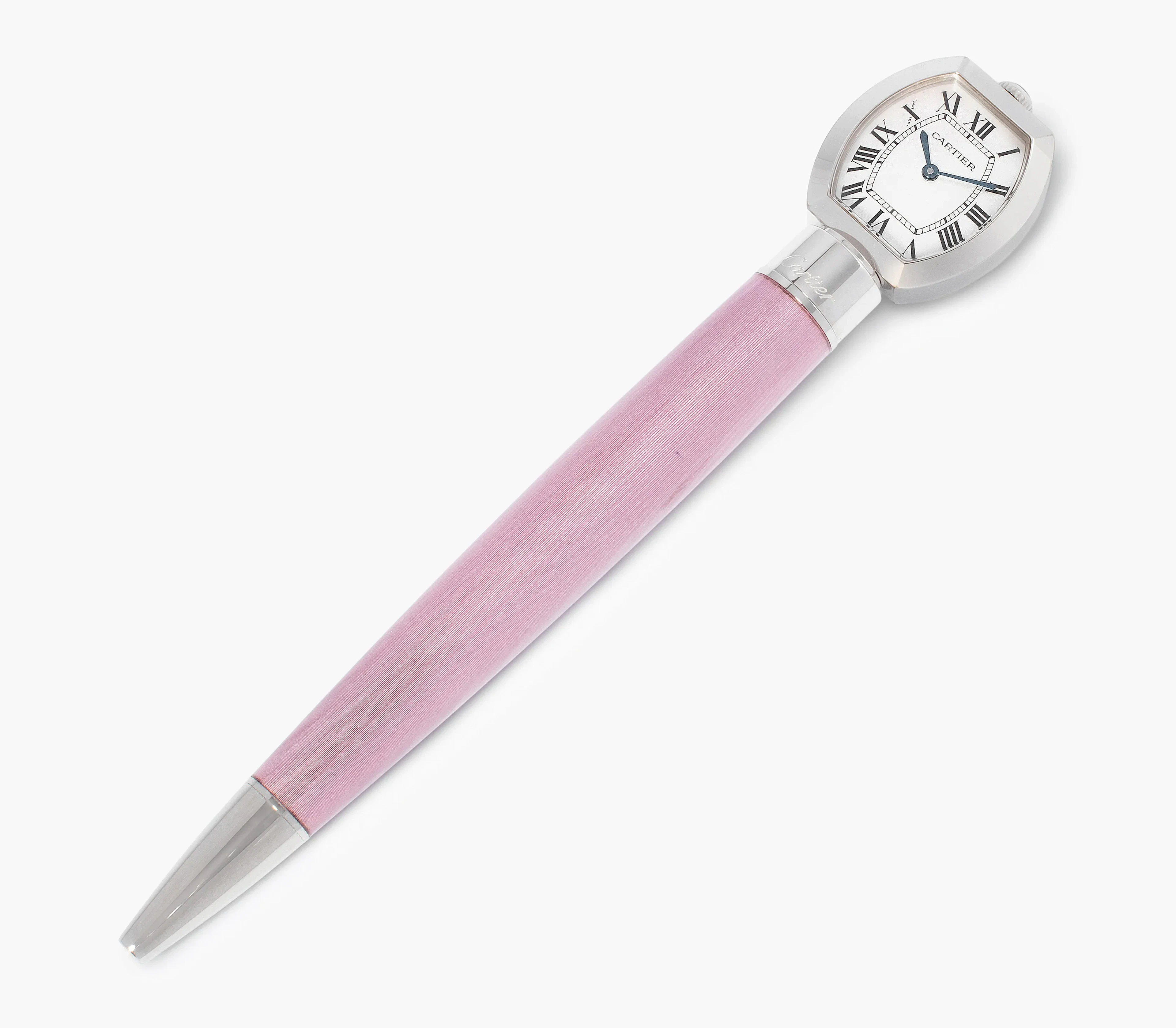 Cartier Rollerball mit Uhr