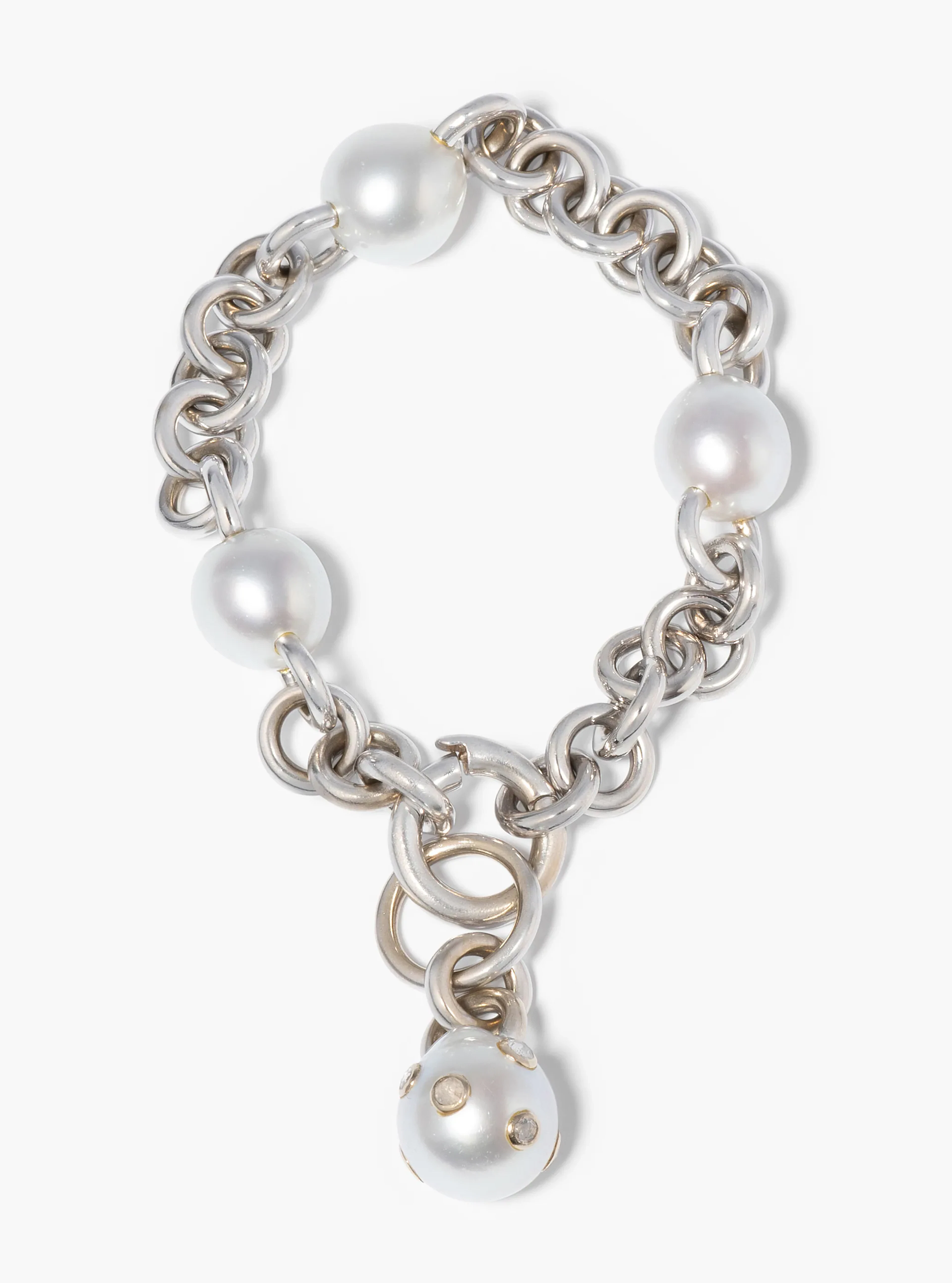 Südsee-Kulturperlen-Diamant-Bracelet