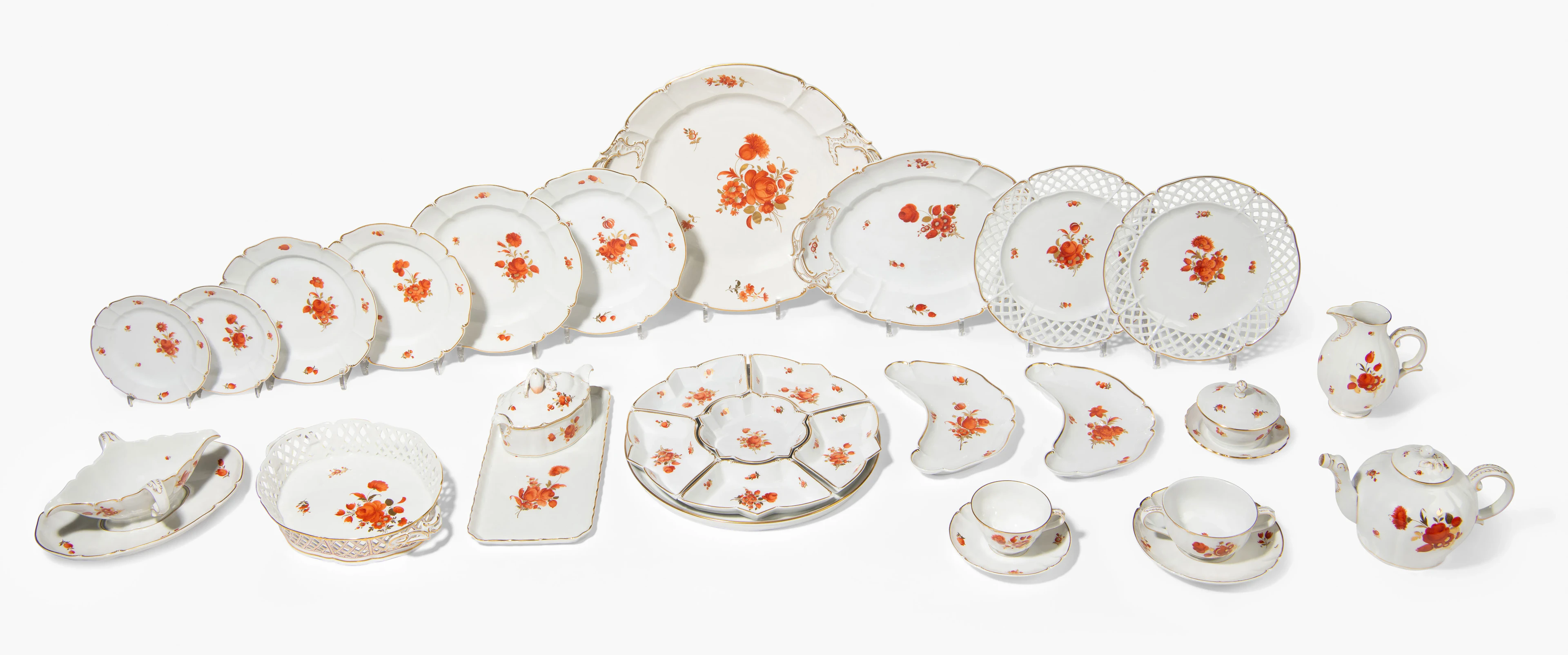 Nymphenburg, Tafel- und Teeservice