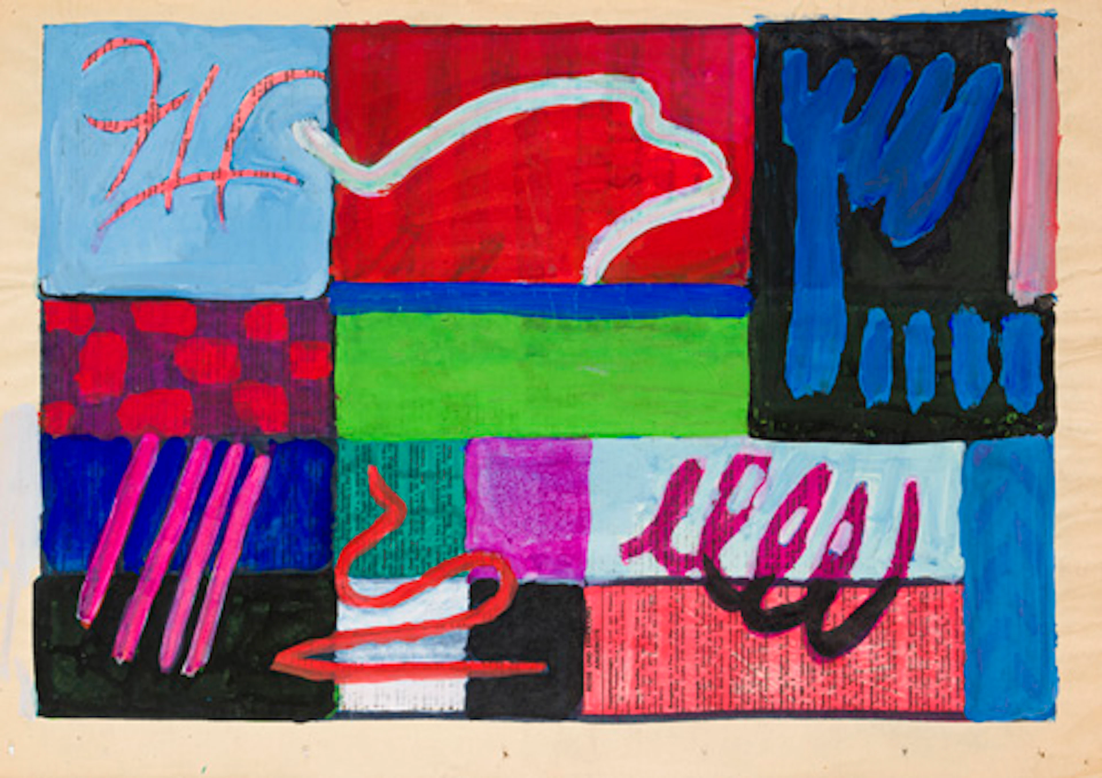 133 Lutz Fleischer, Computerfelder. Wohl 1980.