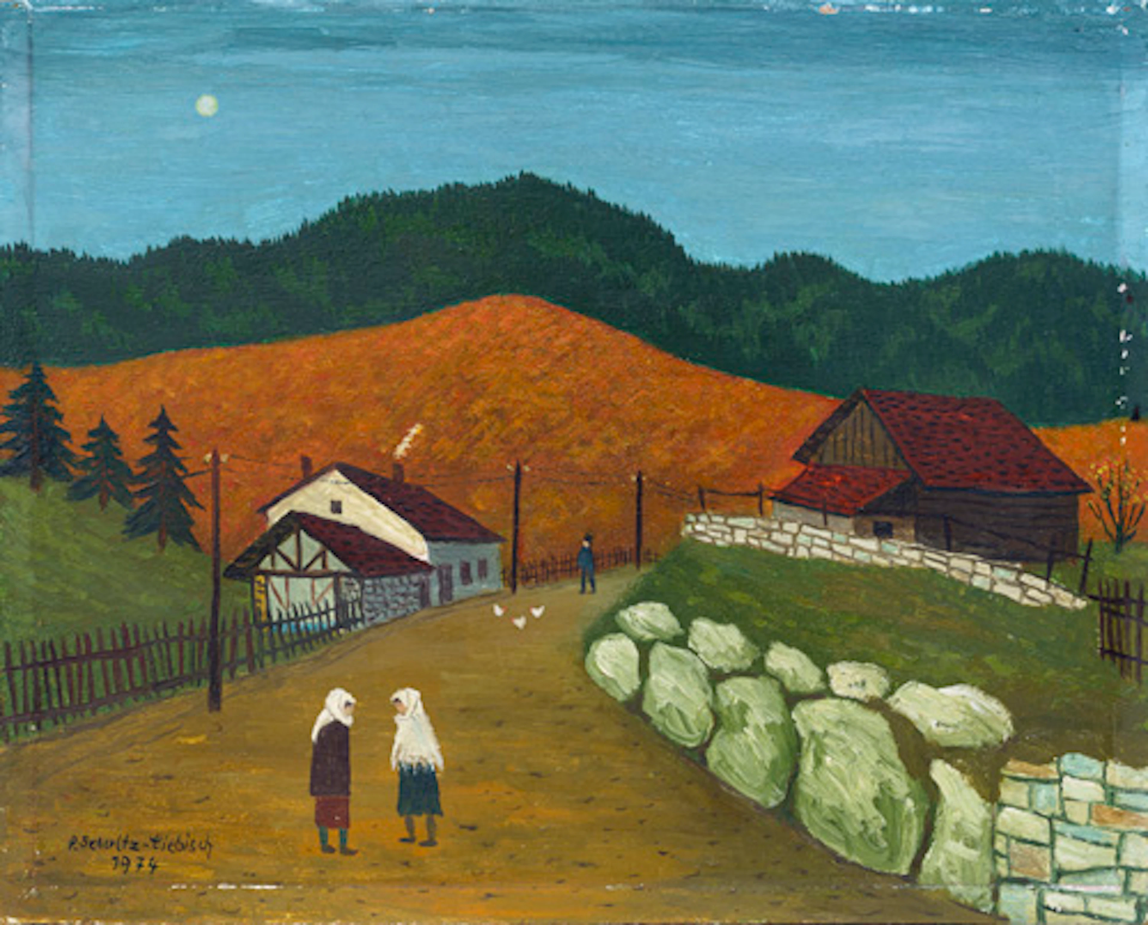 199 Paul Schultz-Liebisch "Bulgarien – Kamenica". 1974.