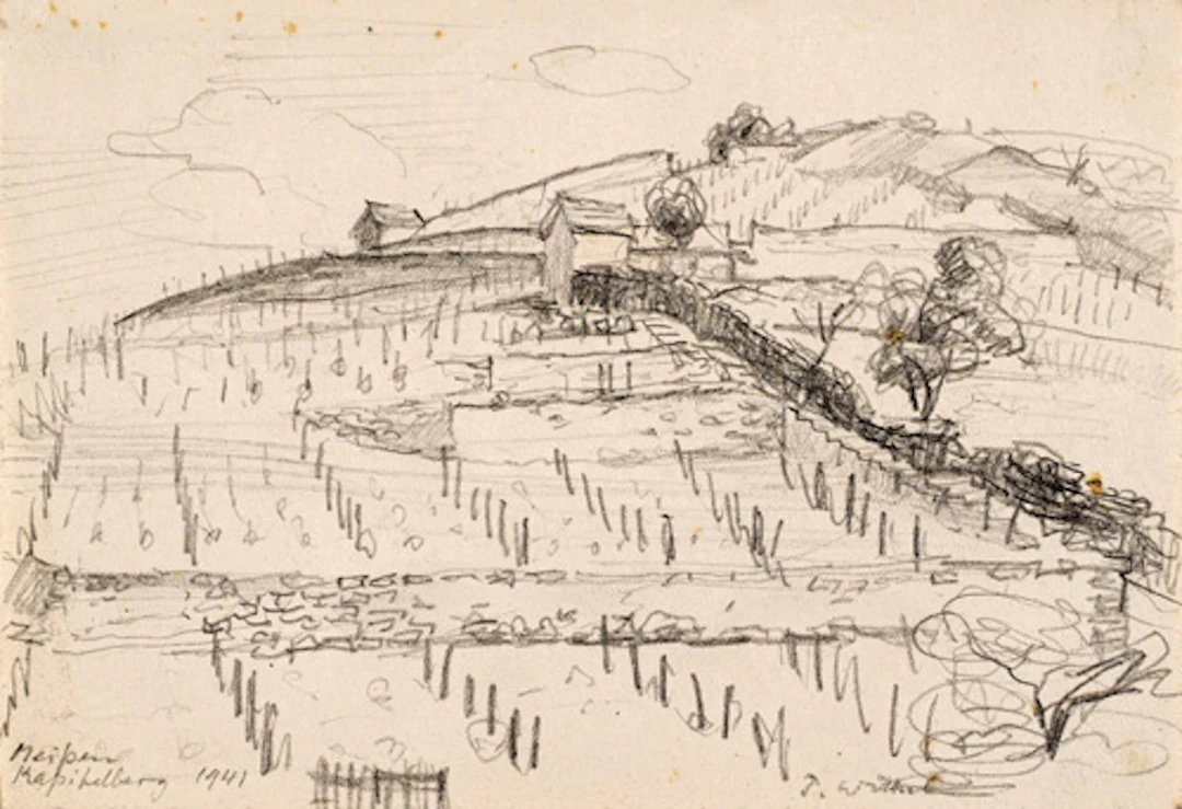 392 Paul Wilhelm "Meißen – Kapitelberg". 1941.