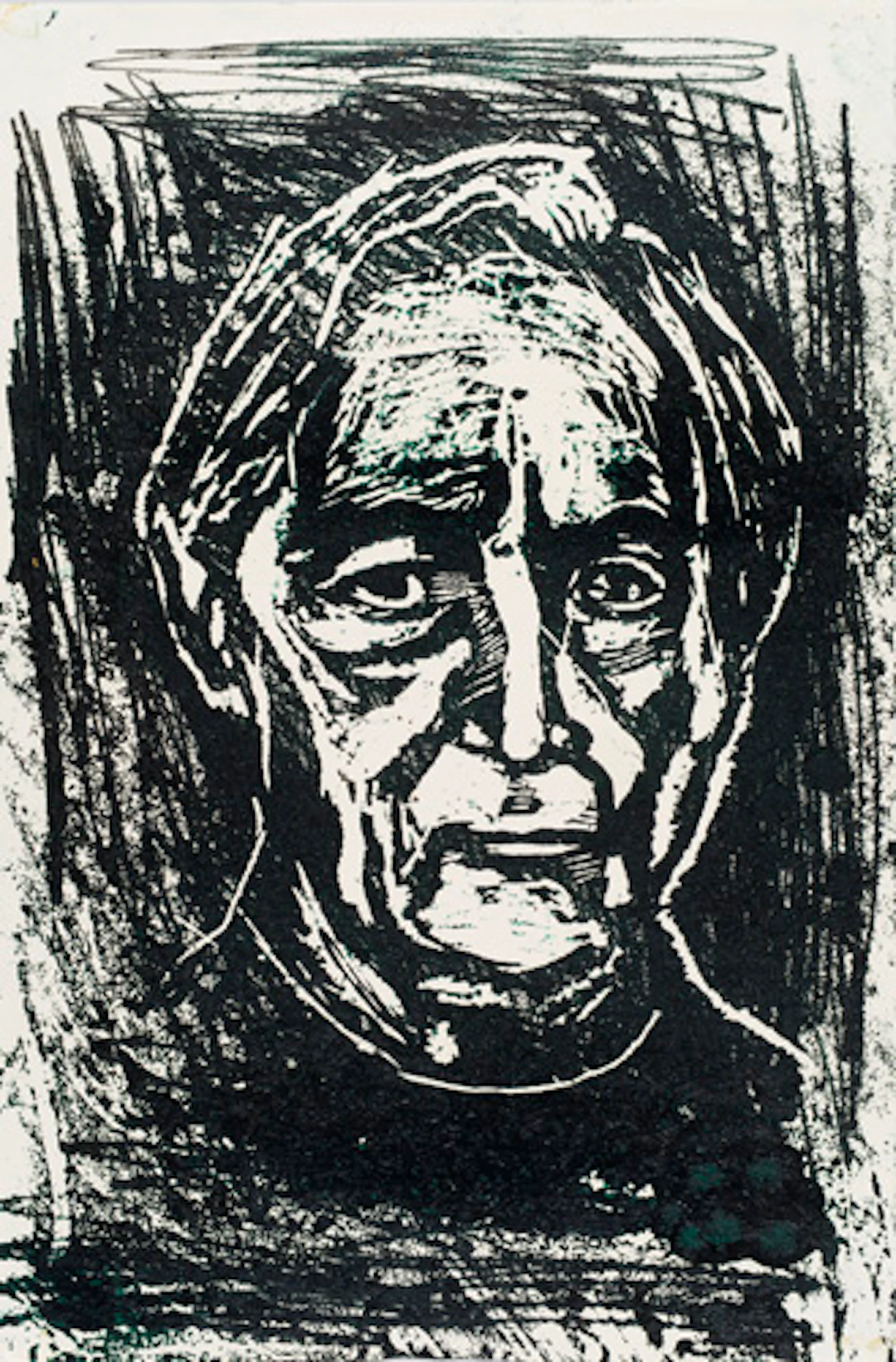 568 Theodor Rosenhauer "Selbstbildnis". 1974–1975.